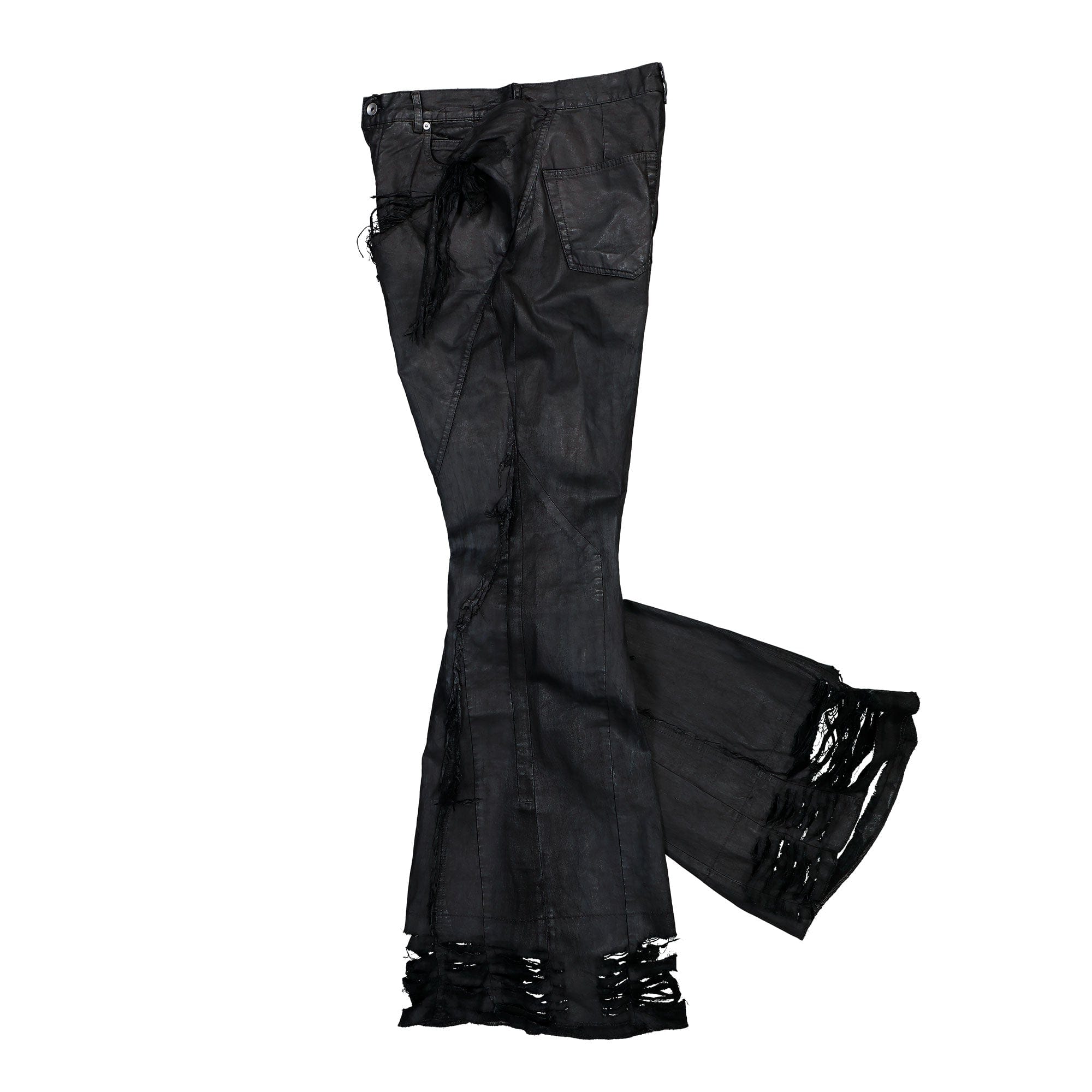 Rick Owens Slivered Bootcut Denim Pants