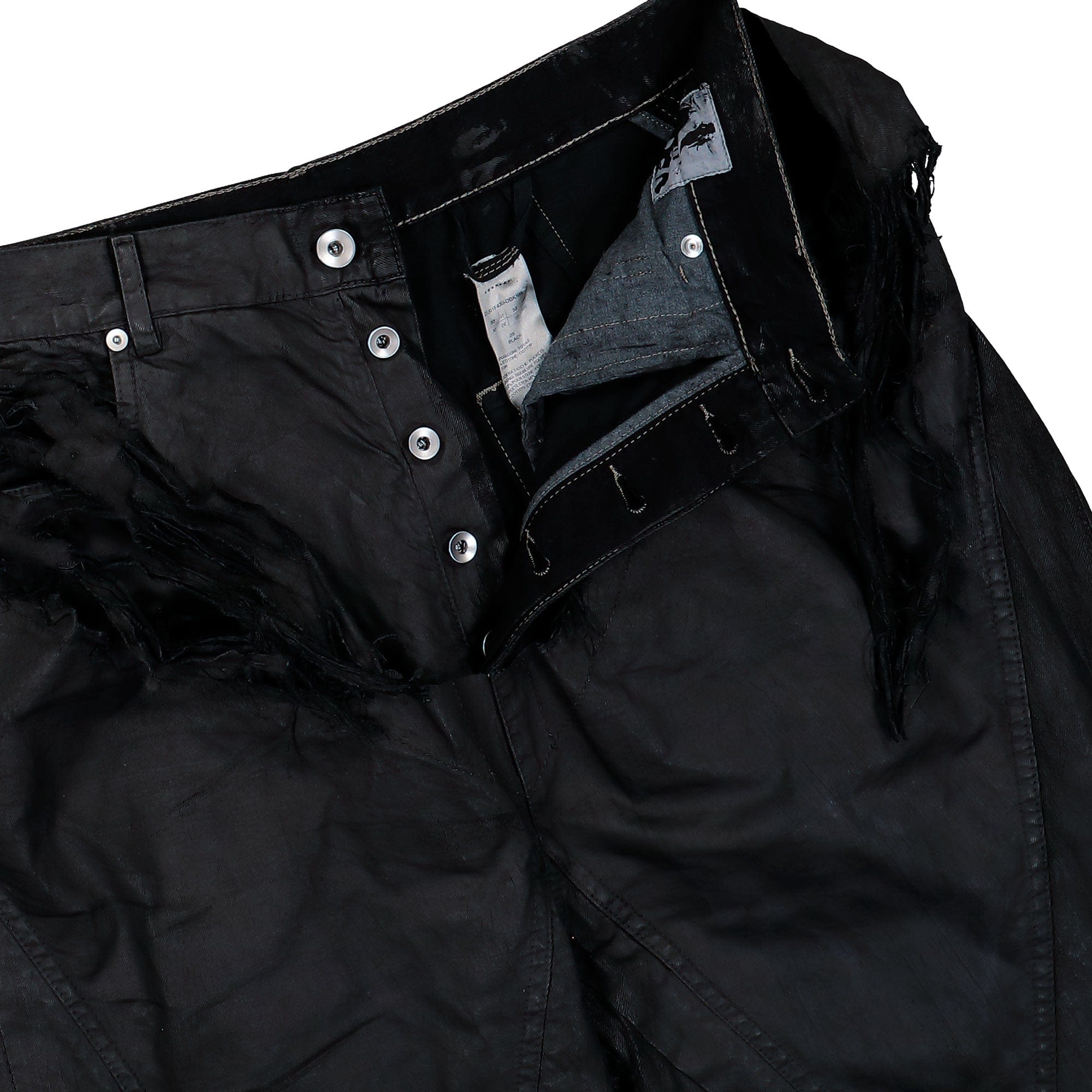 Rick Owens Slivered Bootcut Denim Pants