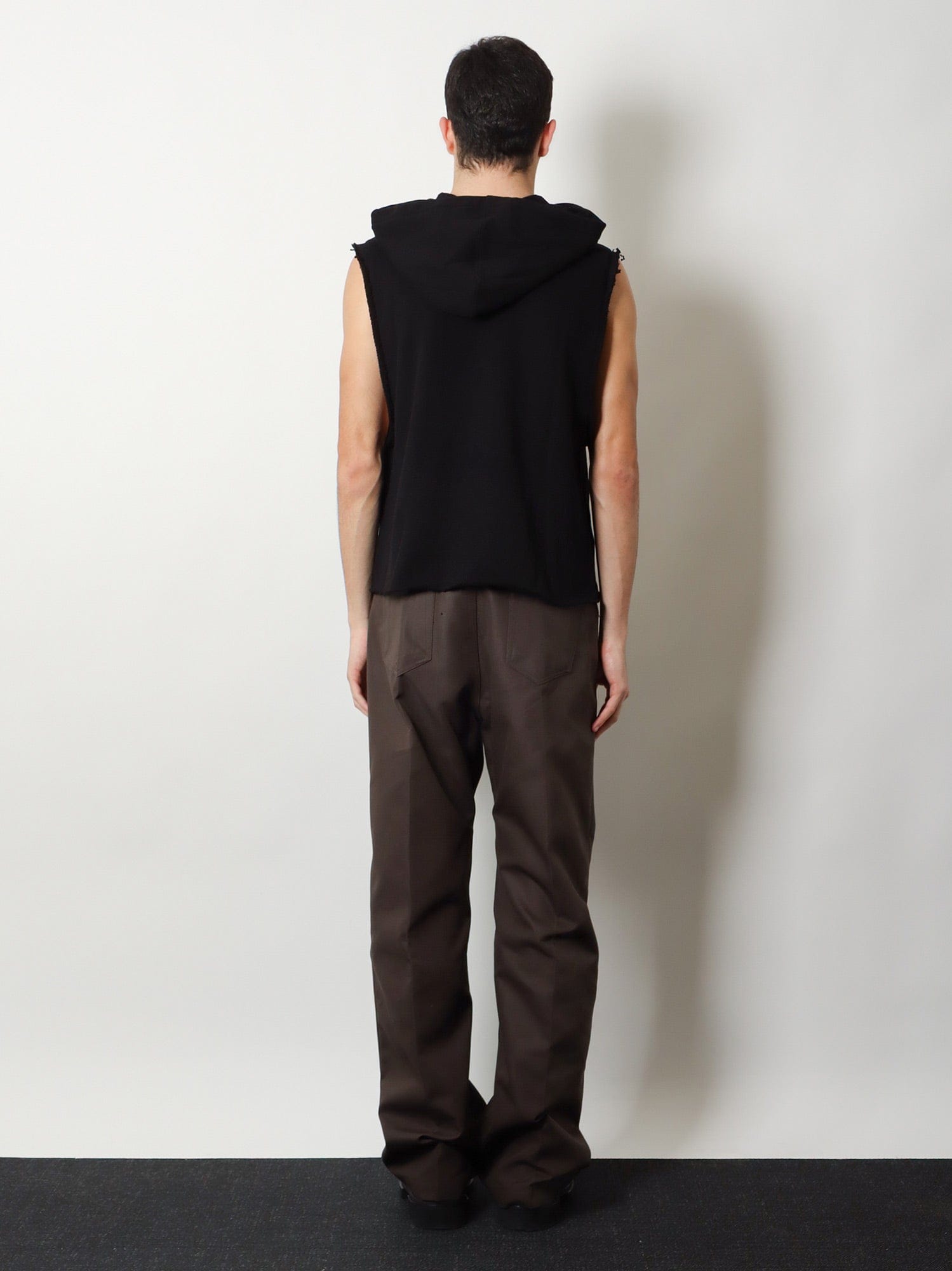 RICK OWENS Sleeveless organic cotton sweatshirt