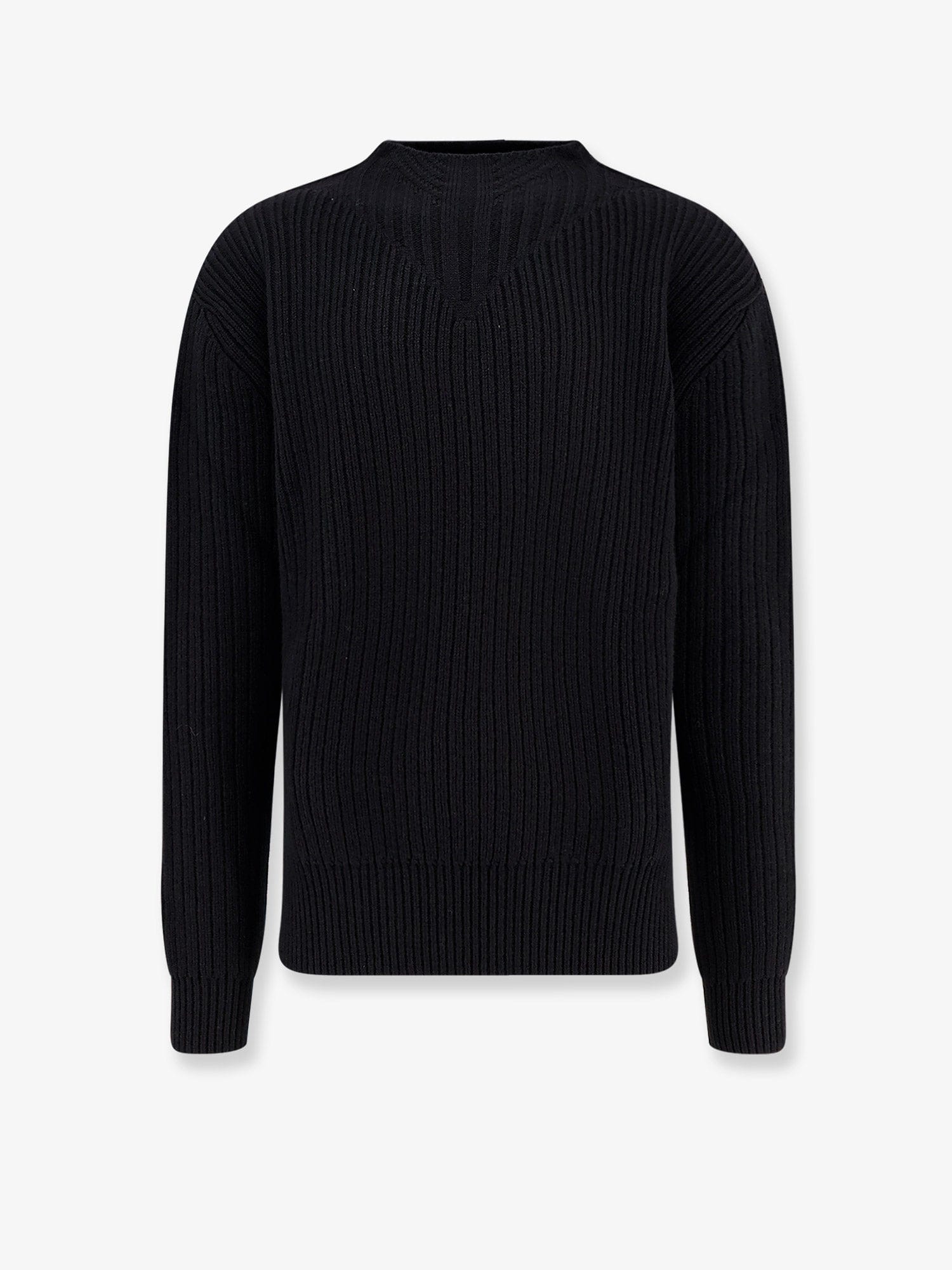 RICK OWENS Fisherman Round Neck virgin wool sweater