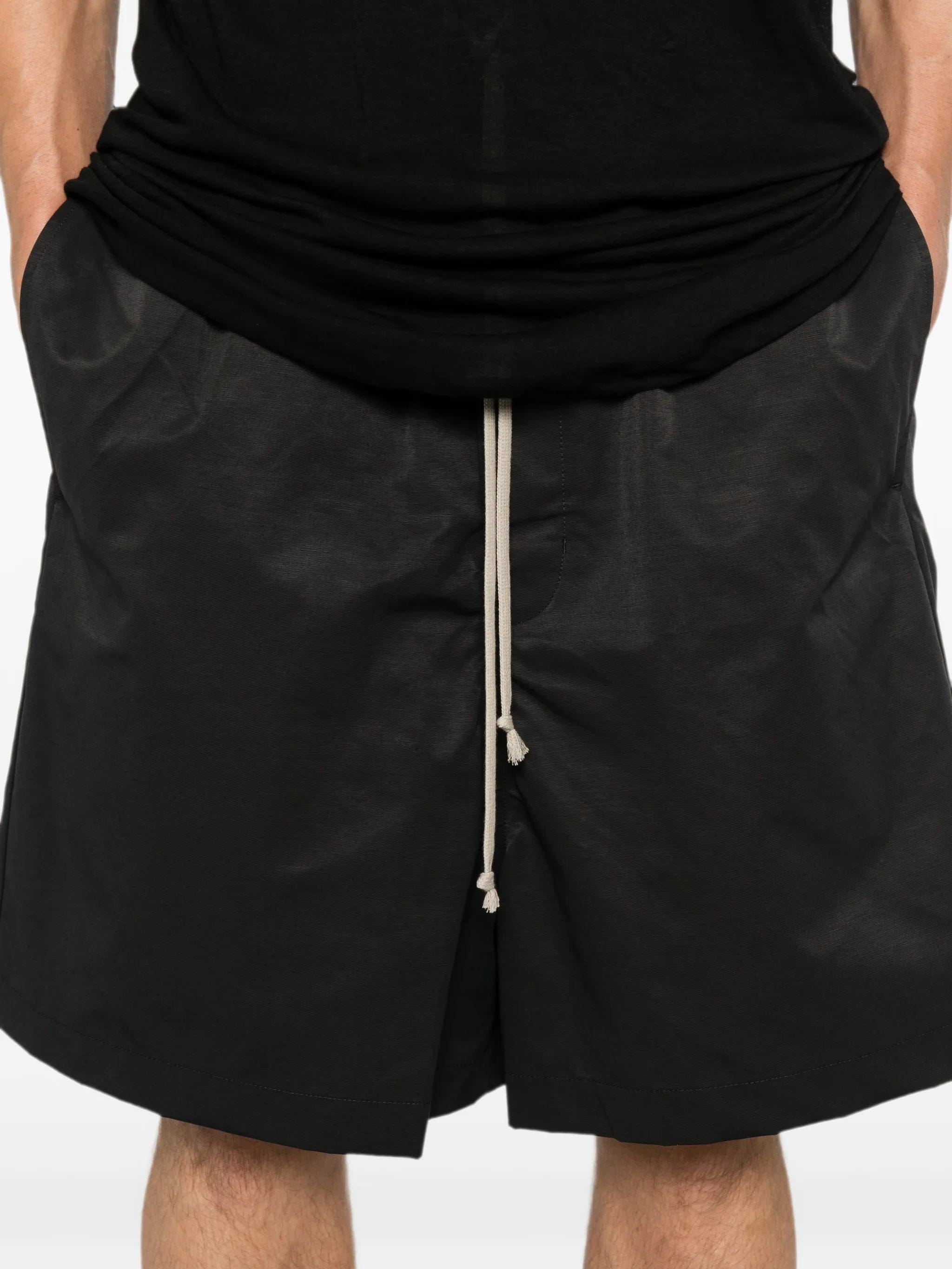 Rick Owens drawstring - waist drop - crotch shorts