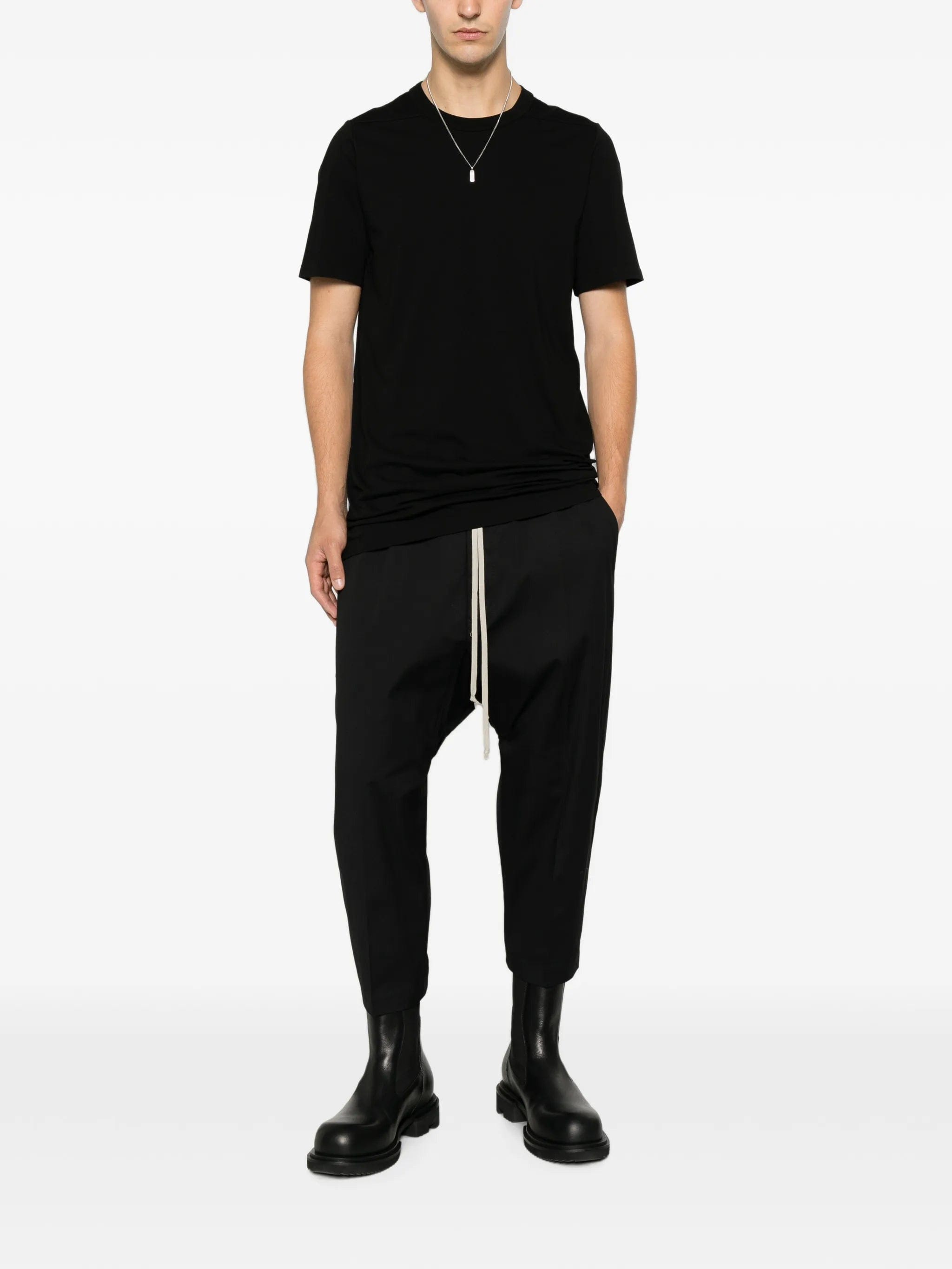 Rick Owens drawstring cropped trousers
