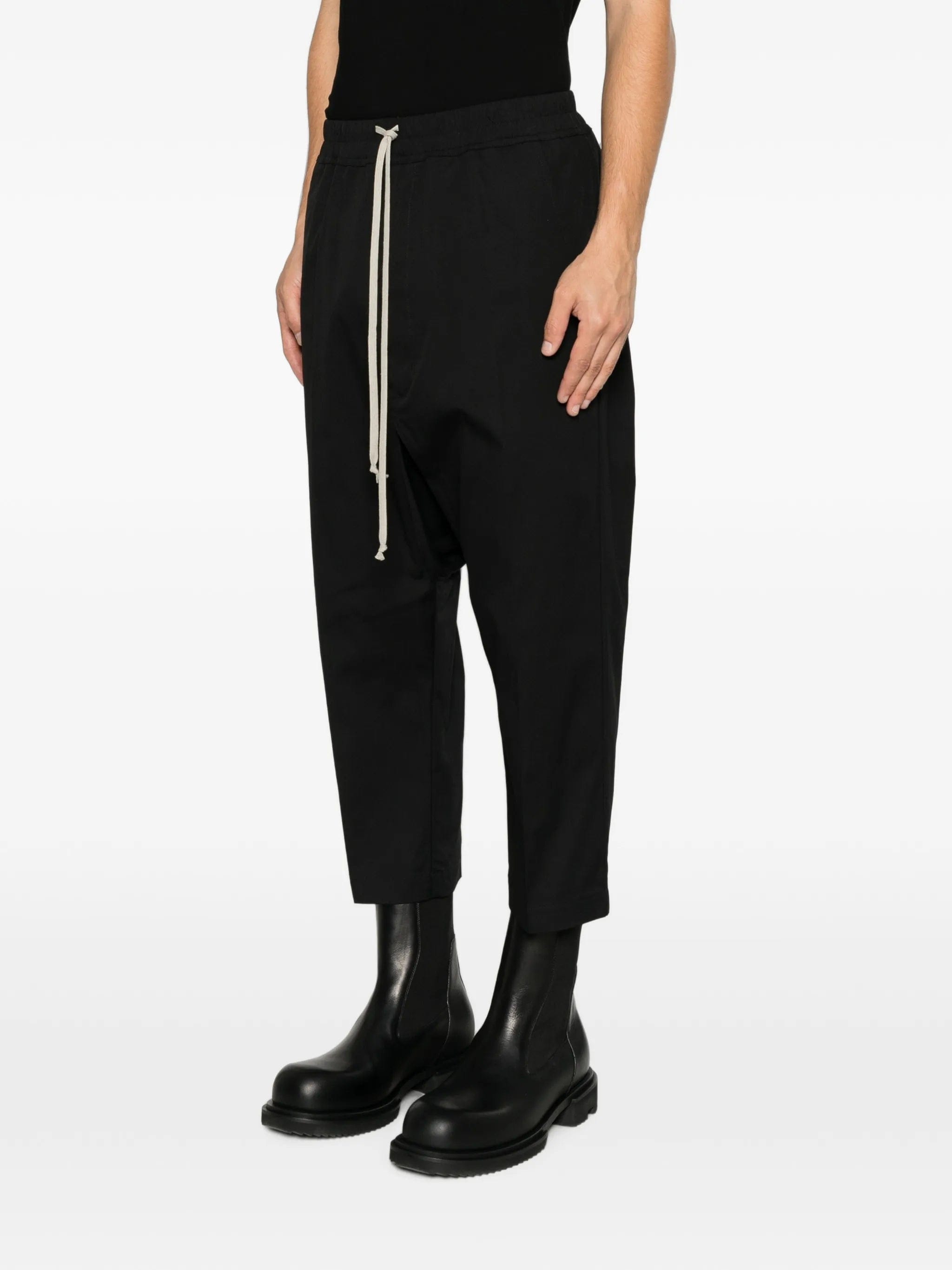 Rick Owens drawstring cropped trousers