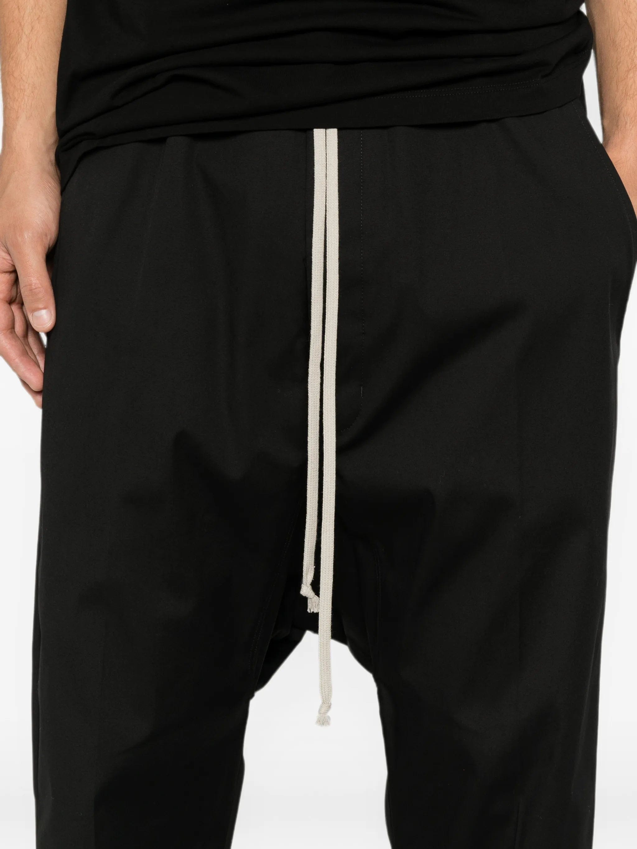 Rick Owens drawstring cropped trousers