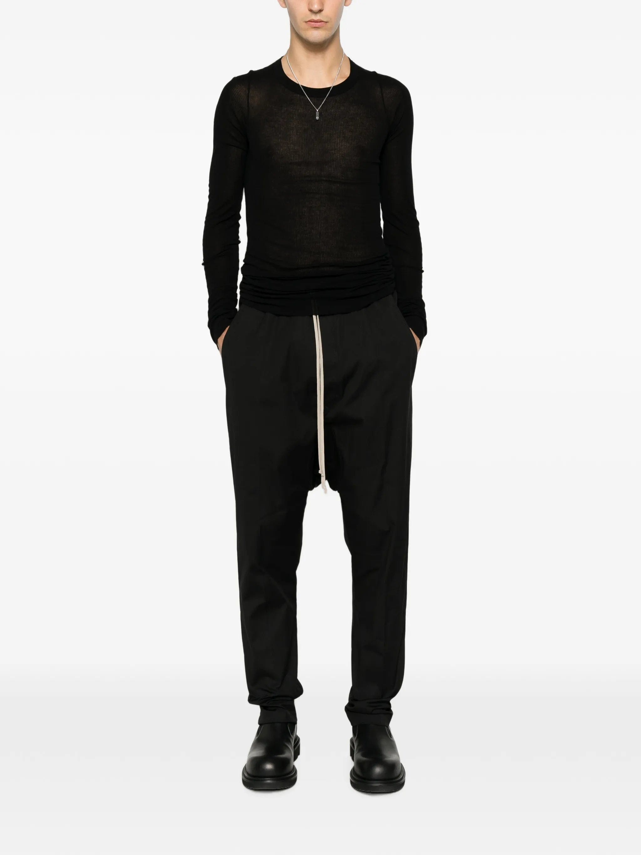 Rick Owens drawstring - fastening drop - crotch trousers