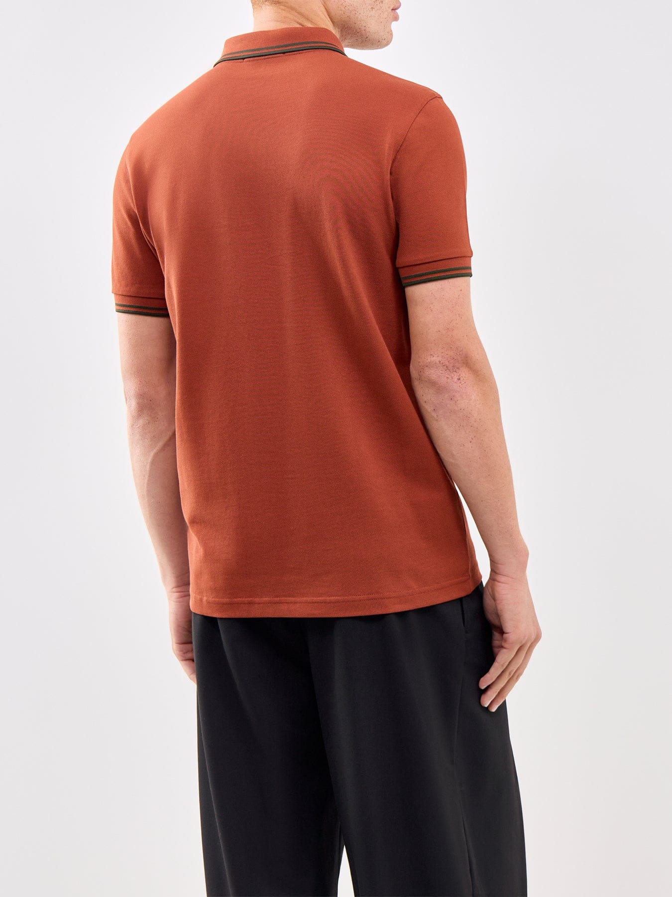 Fred Perry Twin Tipped Polo Shirt Red