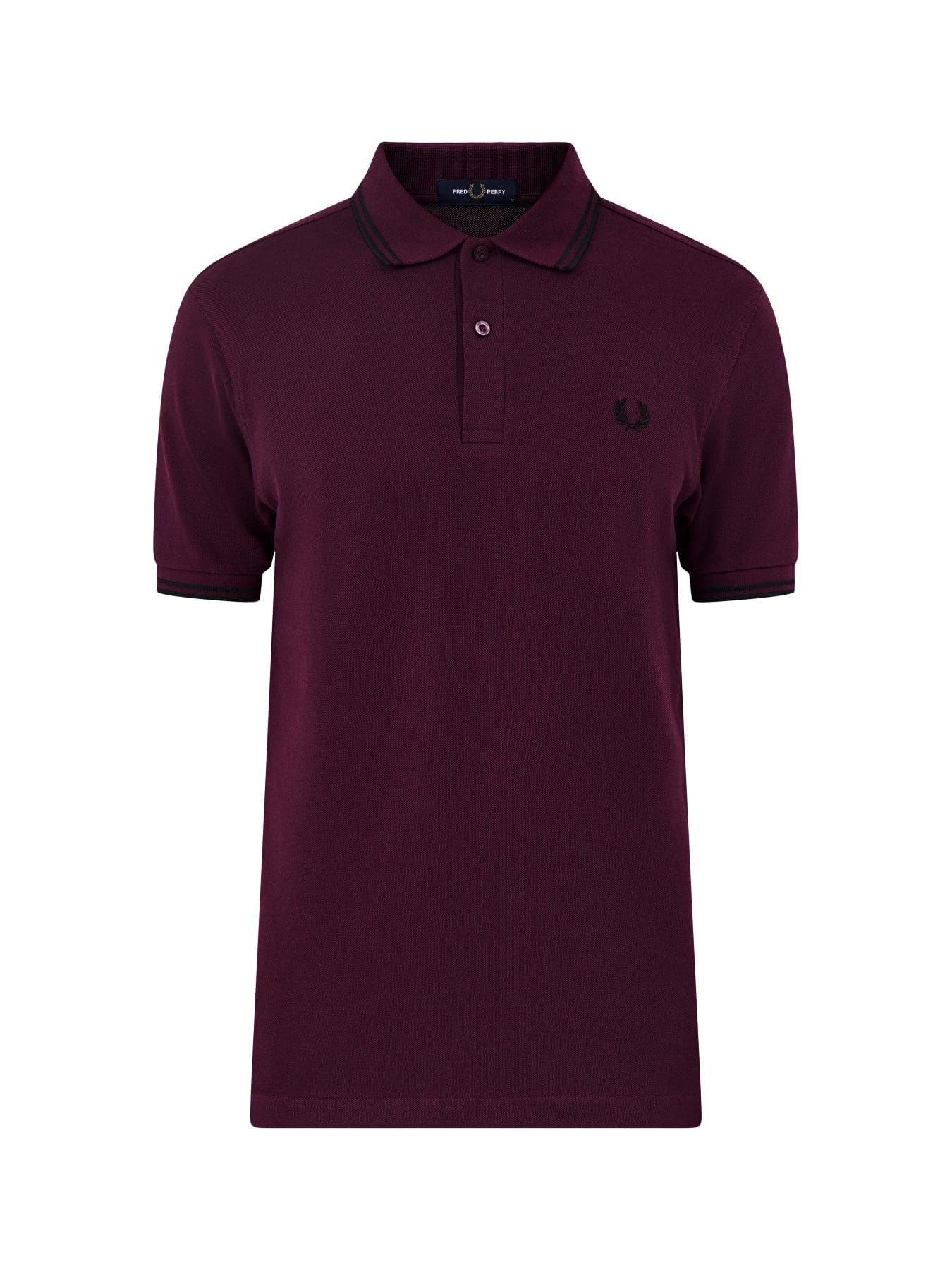 Fred Perry Twin Tipped Polo Shirt Purple