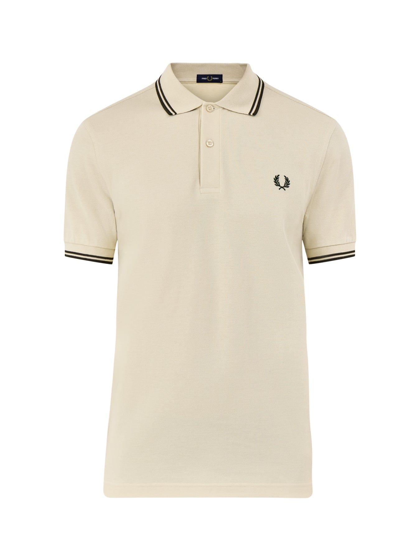 Fred Perry Twin Tipped Polo Shirt Beige