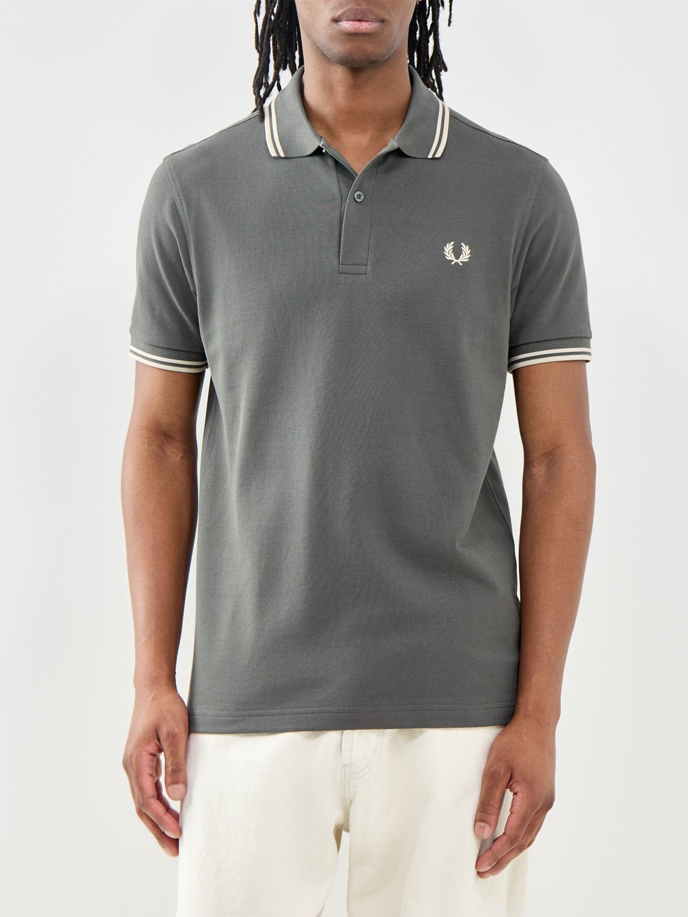 Fred Perry Twin Tipped Polo Shirt Olive