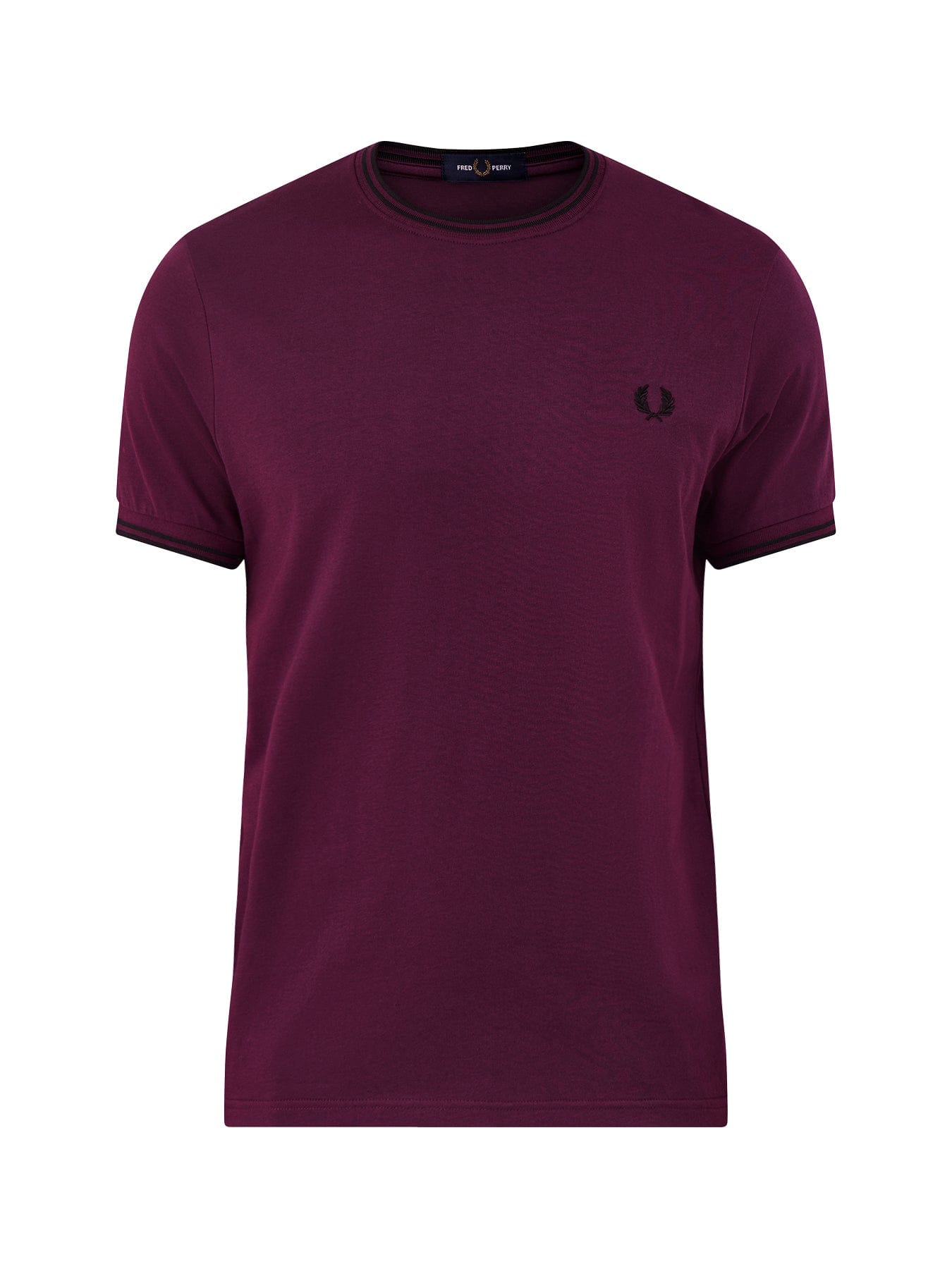Fred Perry Twin Tipped T - Shirt Purple