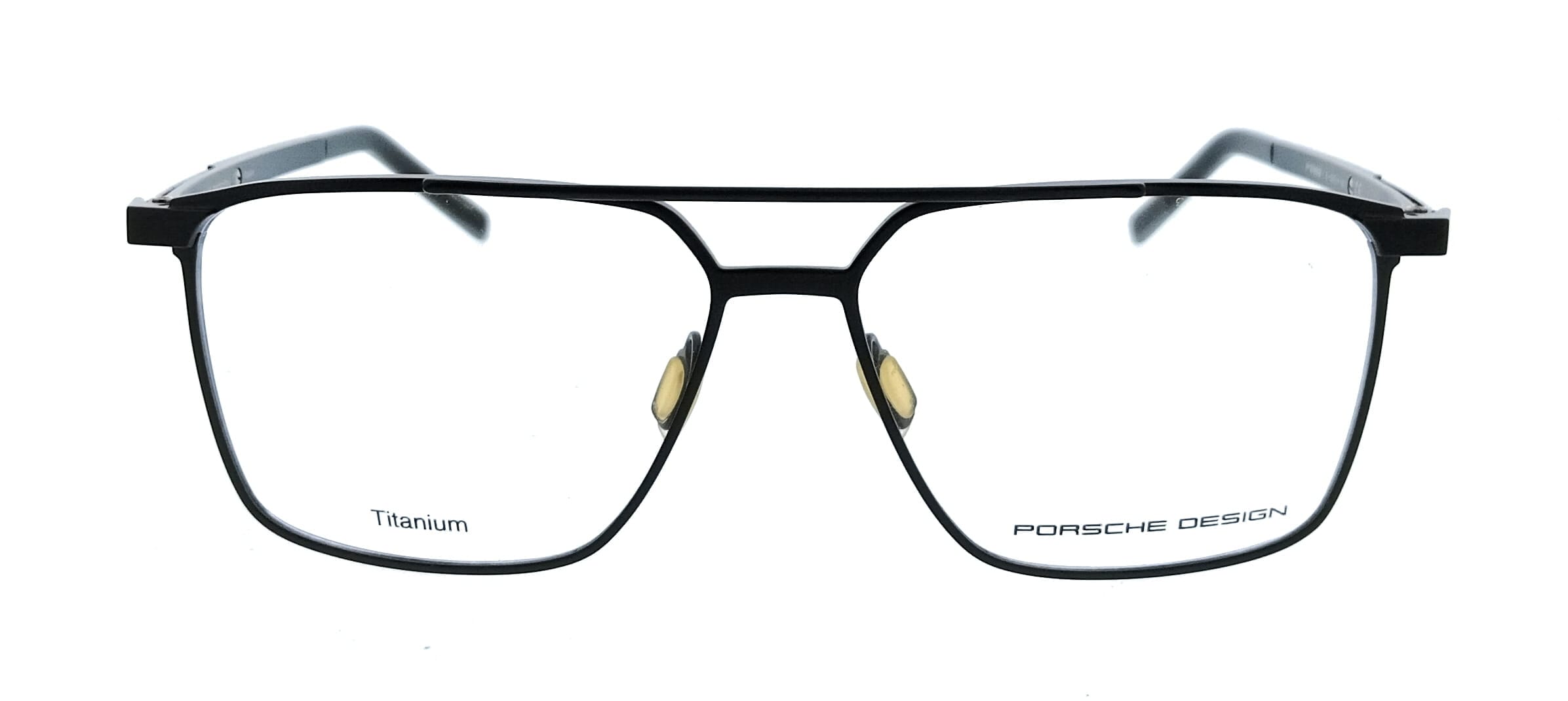 Porsche Design P8392 56B Black Square Mens Sunglasses