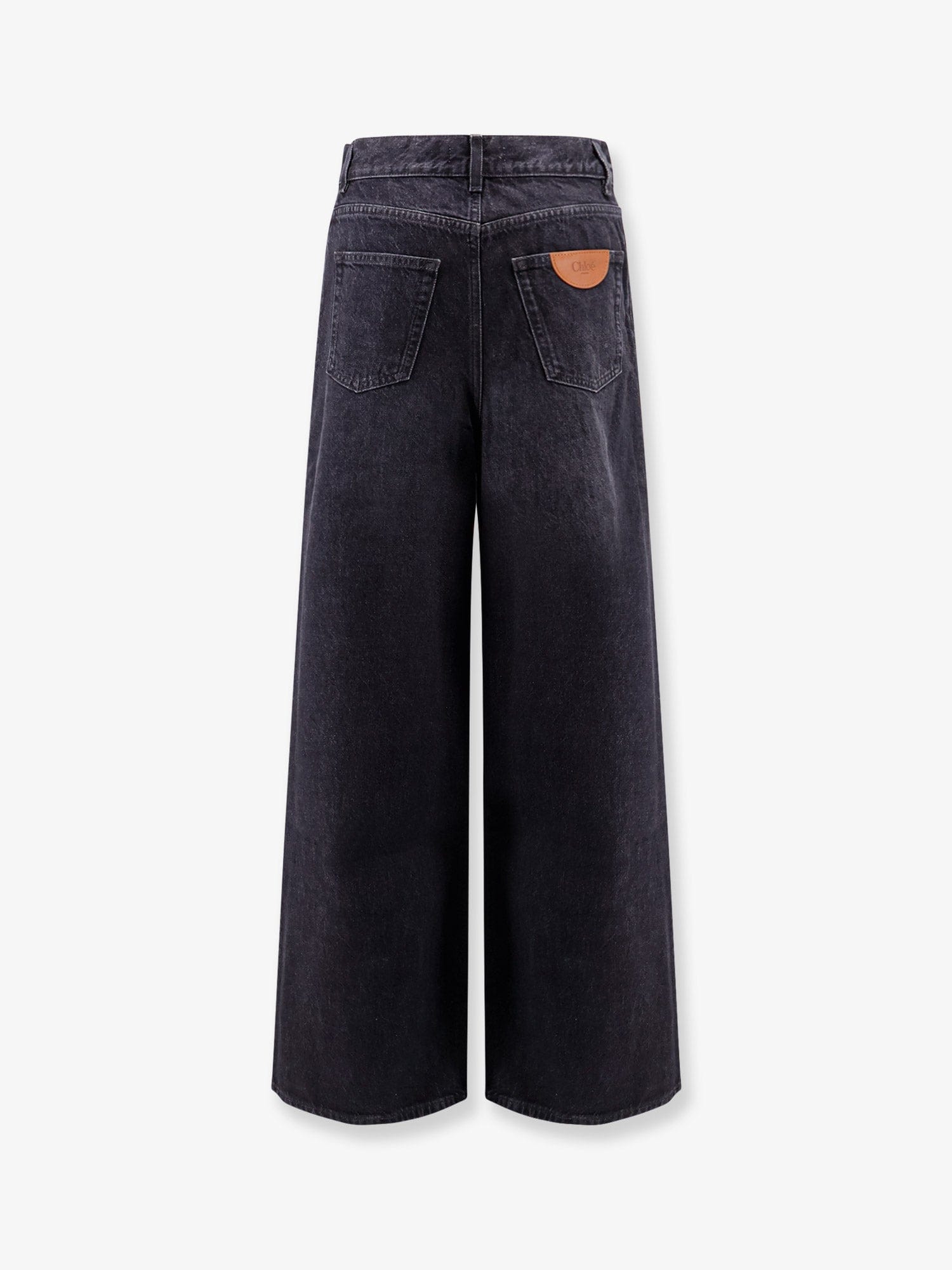 Chloe Jeans with iconic leather logo tag