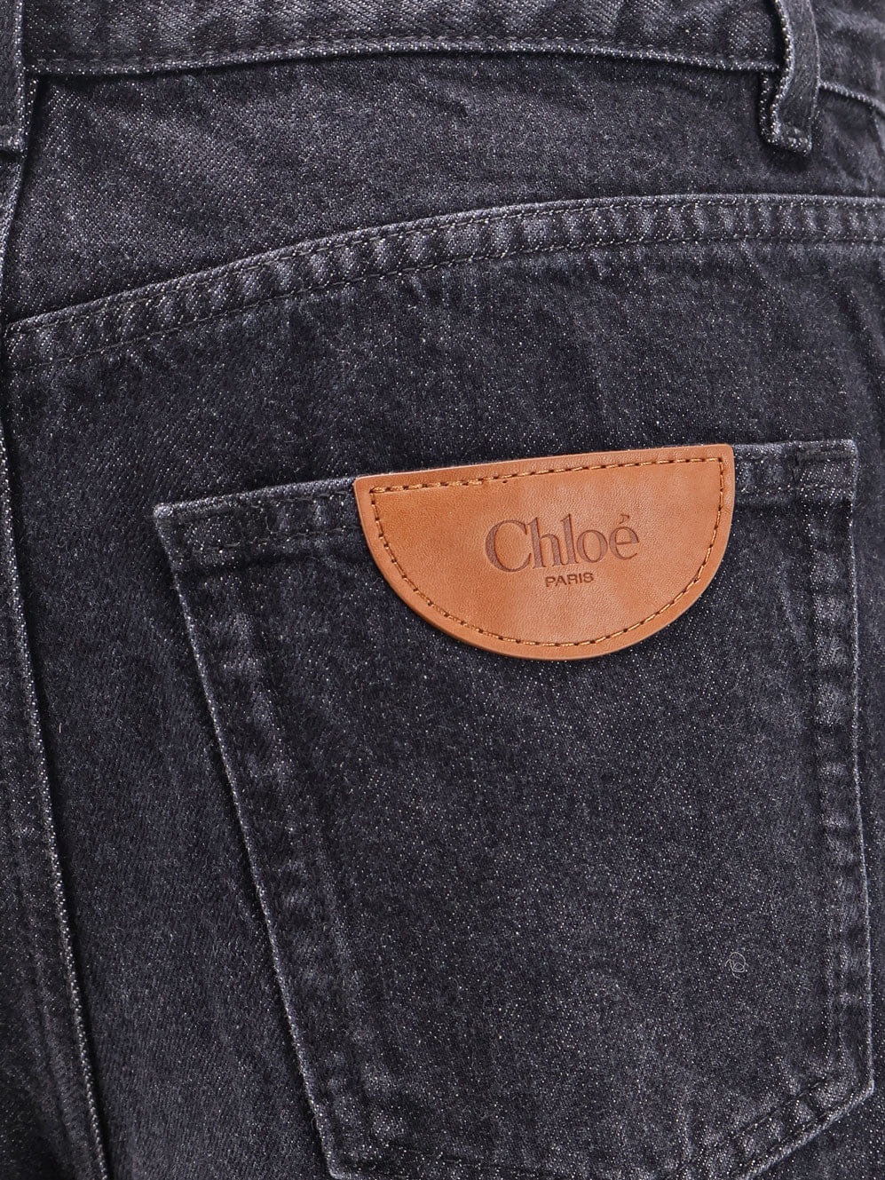 Chloe Jeans with iconic leather logo tag