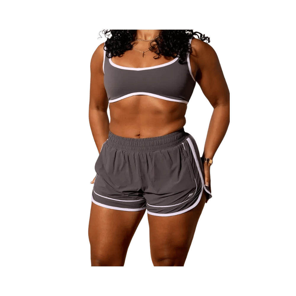 YoungLA Elevate Running Shorts Charcoal