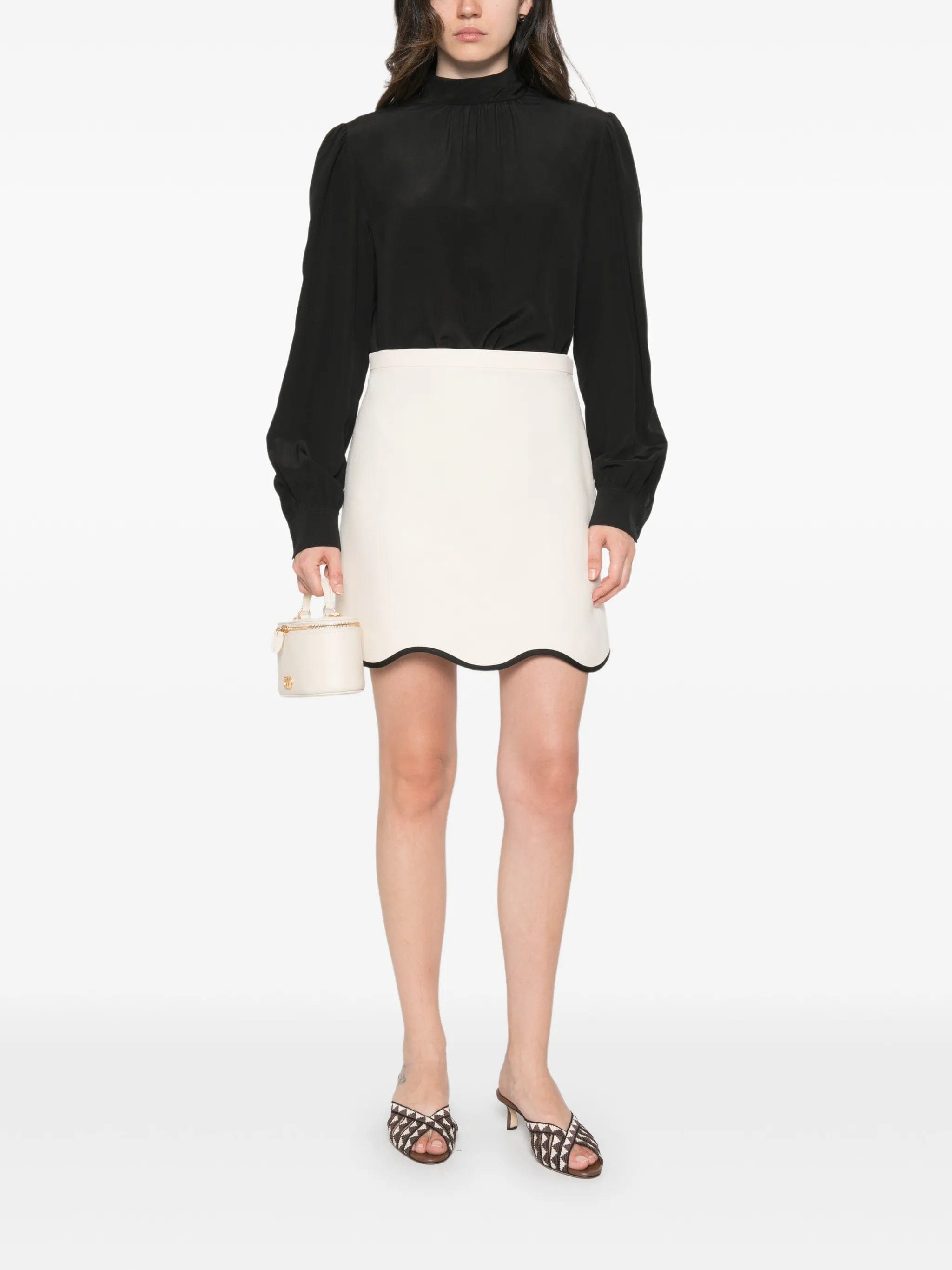 Valentino Garavani wave - hem mini skirt