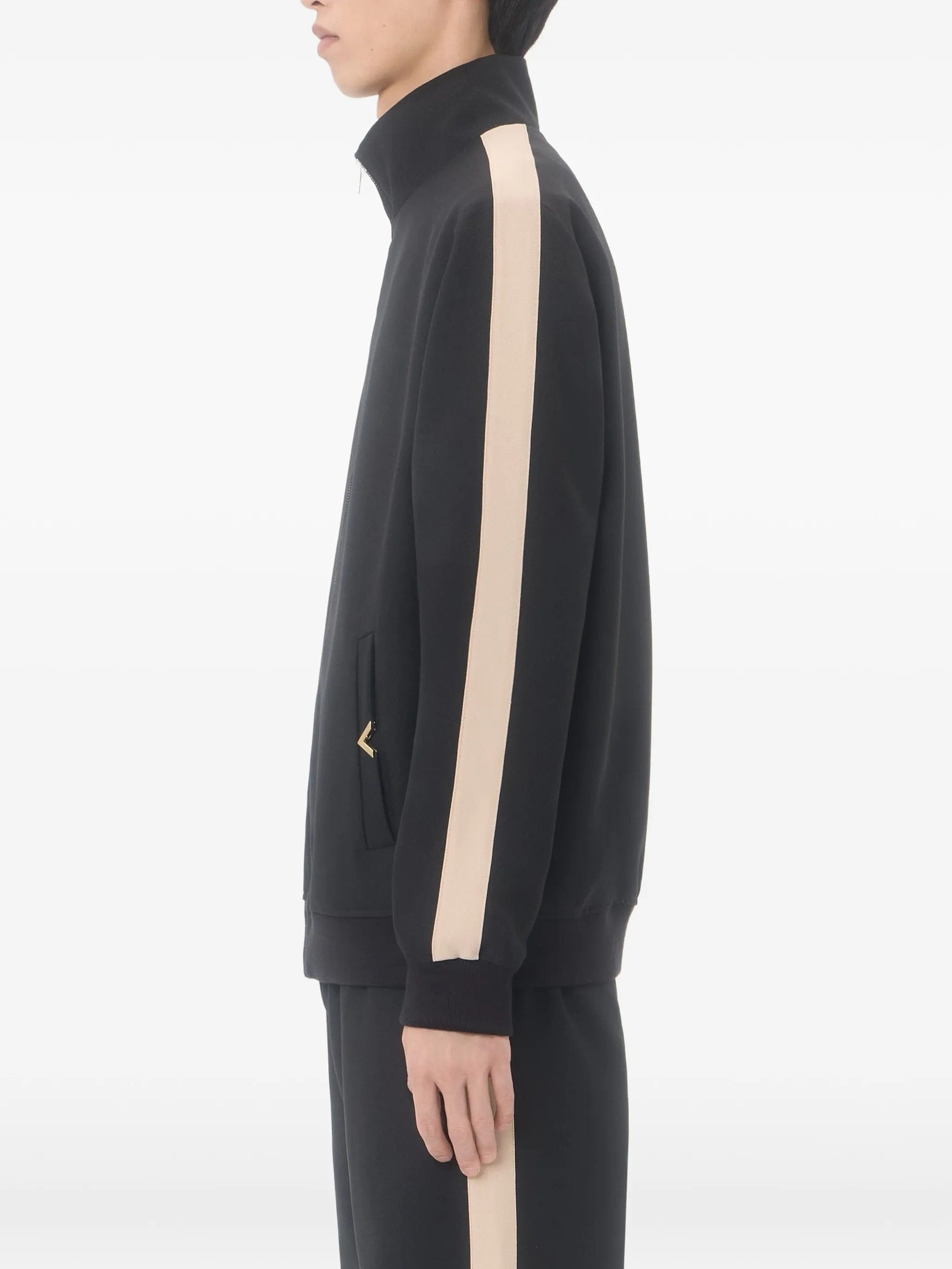 Valentino Garavani VLogo side - stripe sweatshirt
