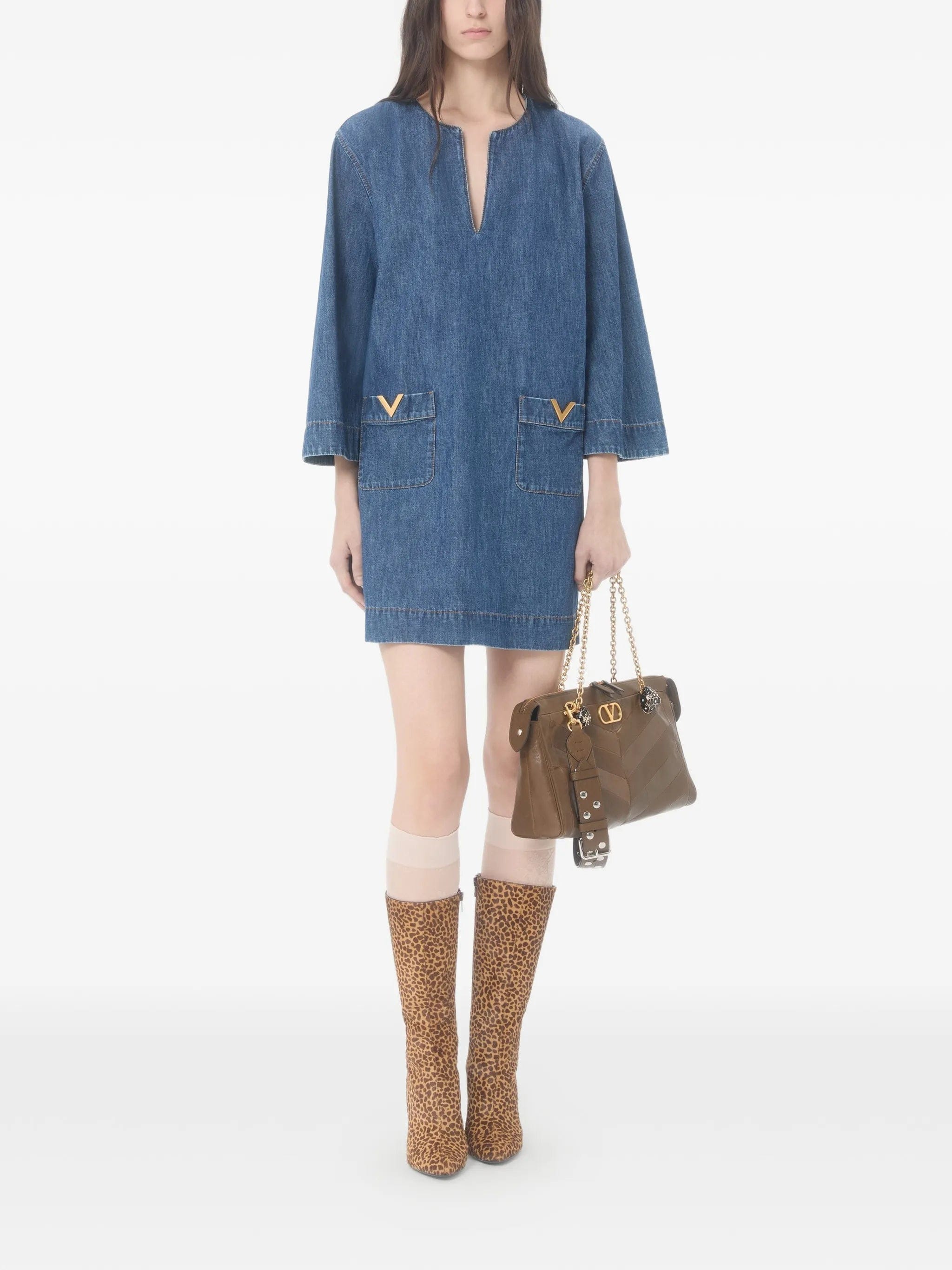 Valentino Garavani mini chambray dress