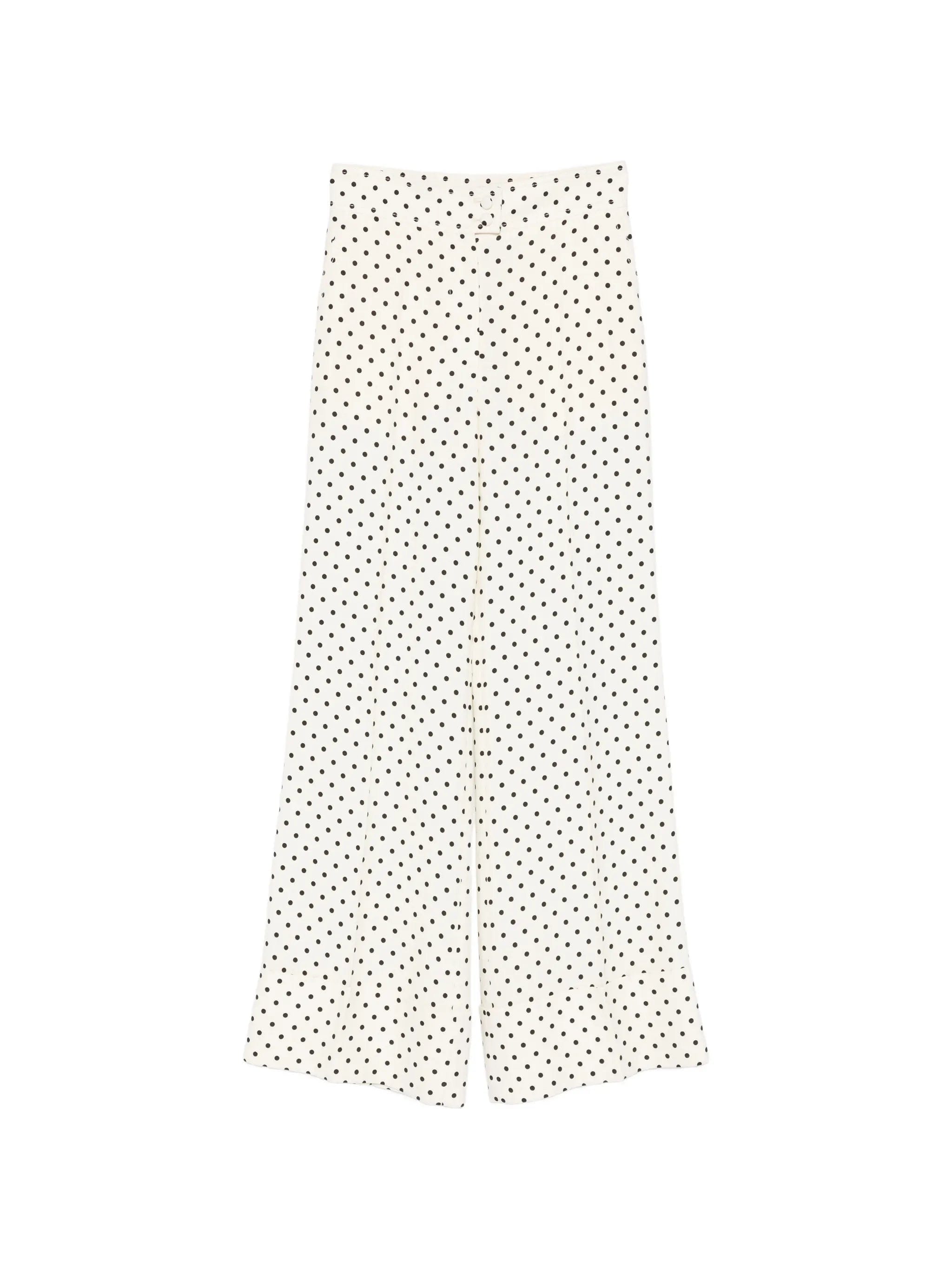 Valentino Garavani polka dot wide - leg trousers