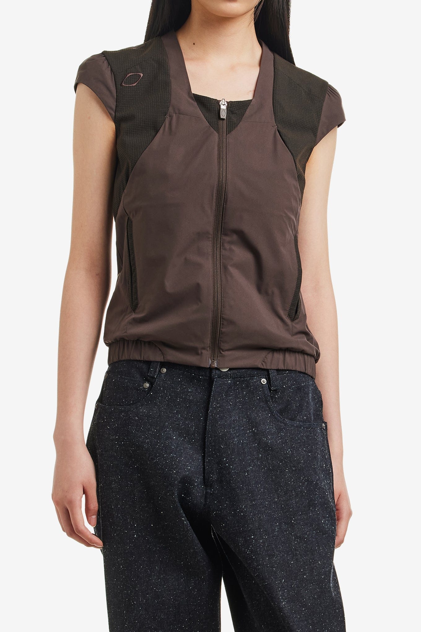 MSCHF COLOR BLOCKED TRACK ZIP - UP