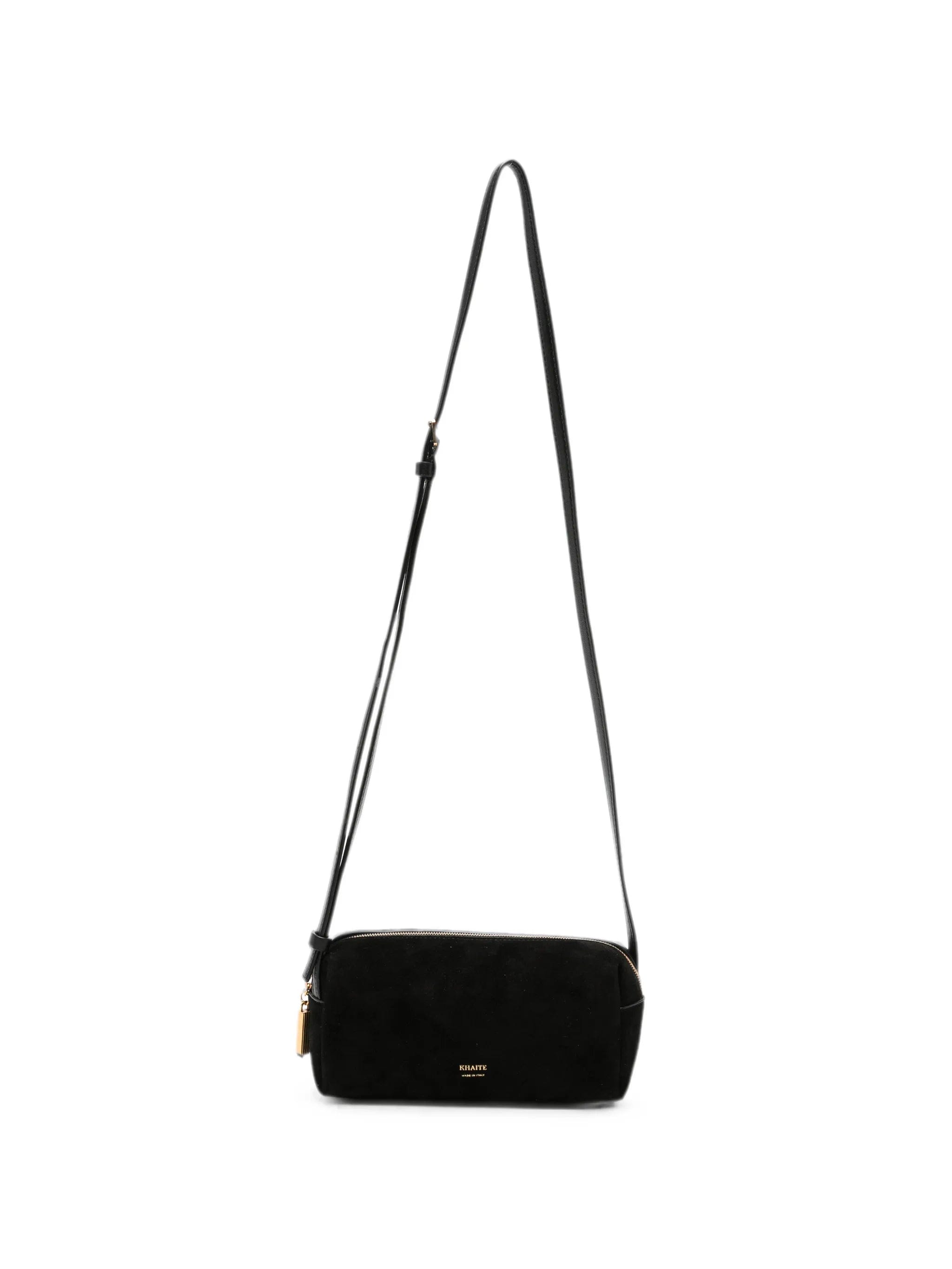 Khaite mini Kye logo - print cross body bag