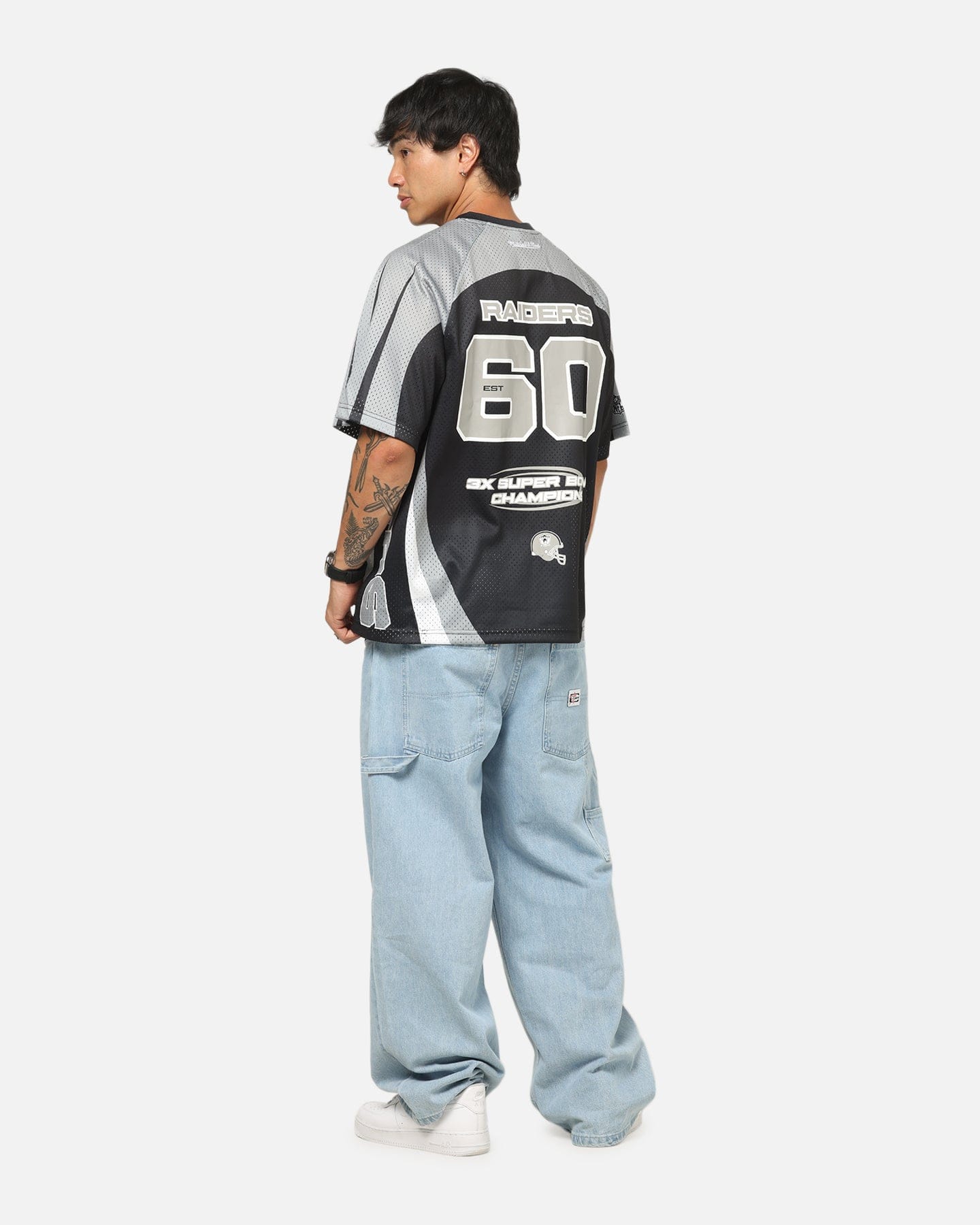 Mitchell & NESS Las Vegas Raiders Warehouse Rave Jersey Black/Grey/White