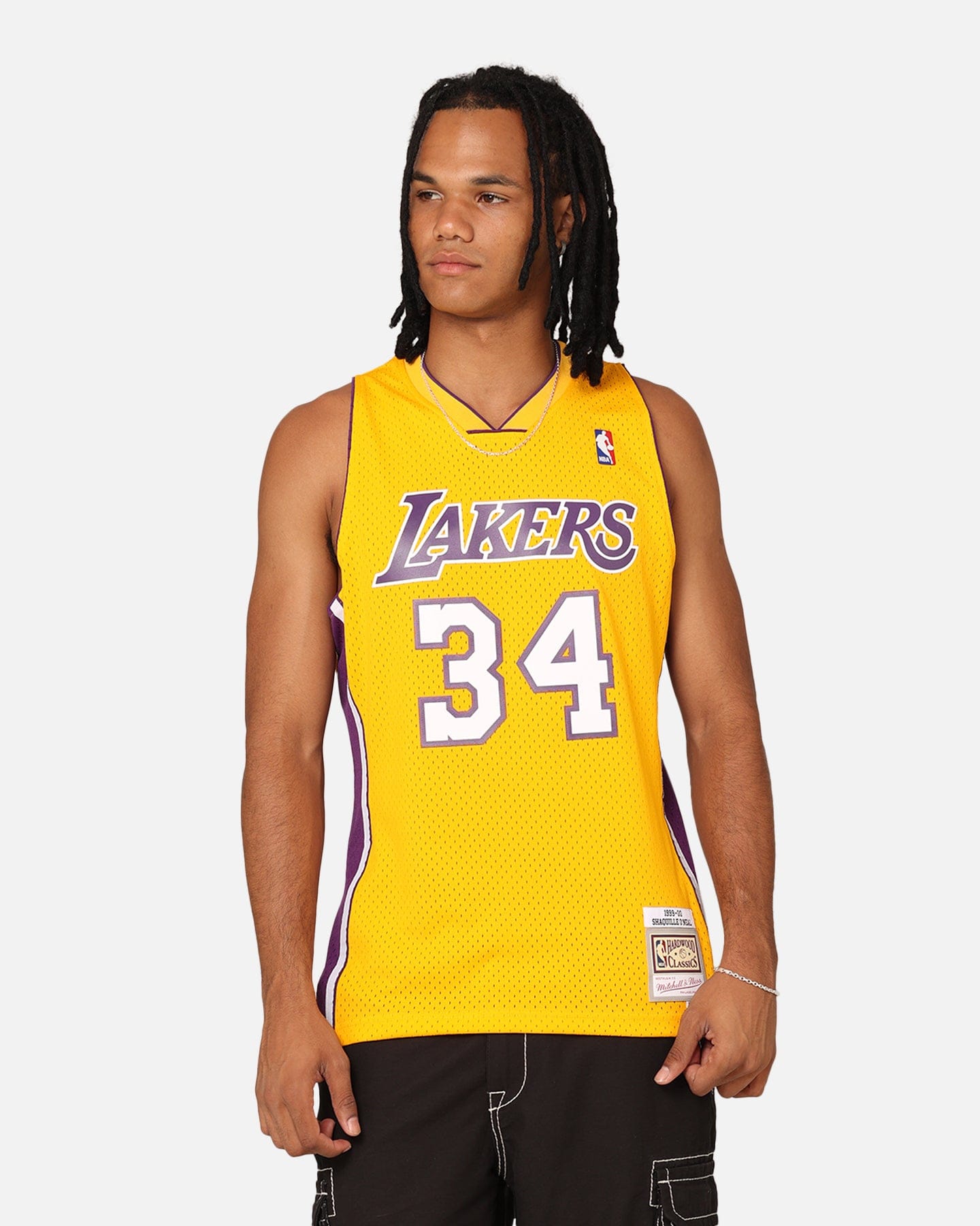 Mitchell & NESS Los Angeles Lakers Shaquille O'Neal '99 - 00 Home Swing Jersey Yellow