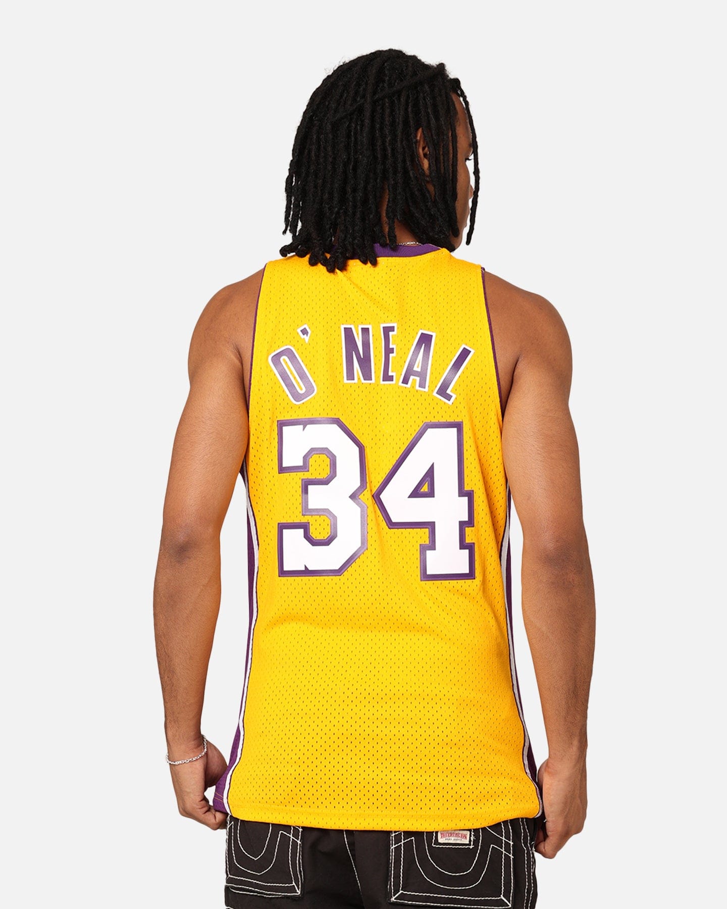 Mitchell & NESS Los Angeles Lakers Shaquille O'Neal '99 - 00 Home Swing Jersey Yellow