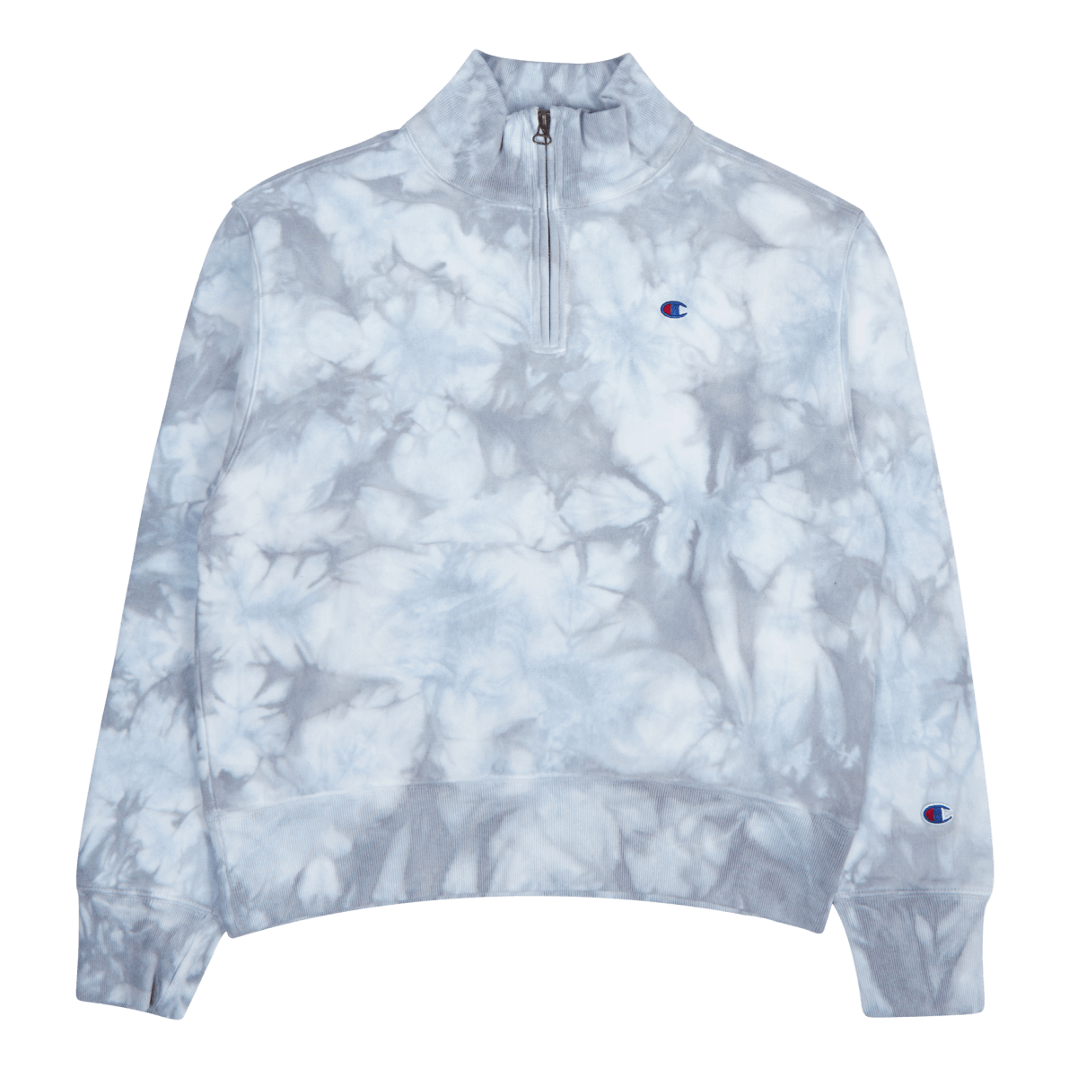 Champion Half Zip Sweatshirt Wht