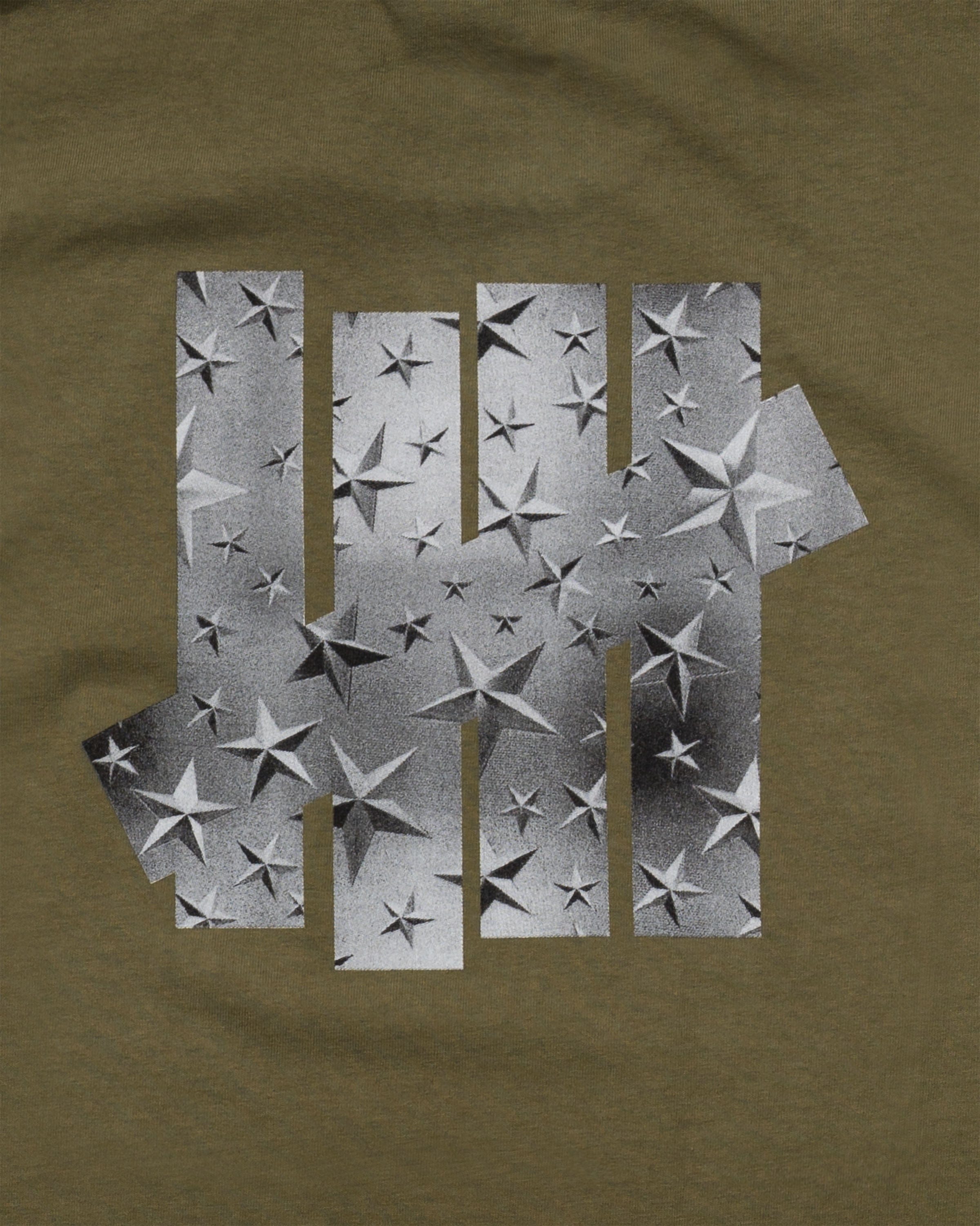 Undefeated FOIL PHOTO ICON S/S T-Shirt - OLIVE