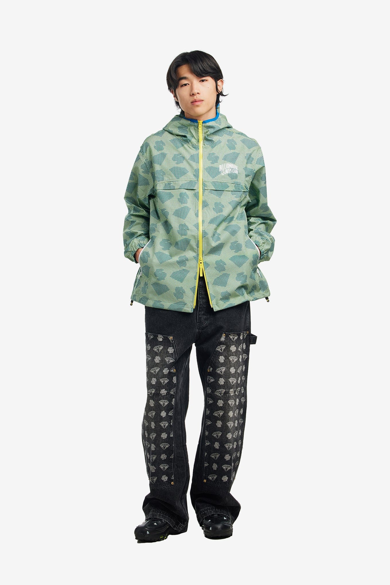 Billionaire BOYS CLUB TRI - TONE DIAMONDS & DOLLARS JACKET