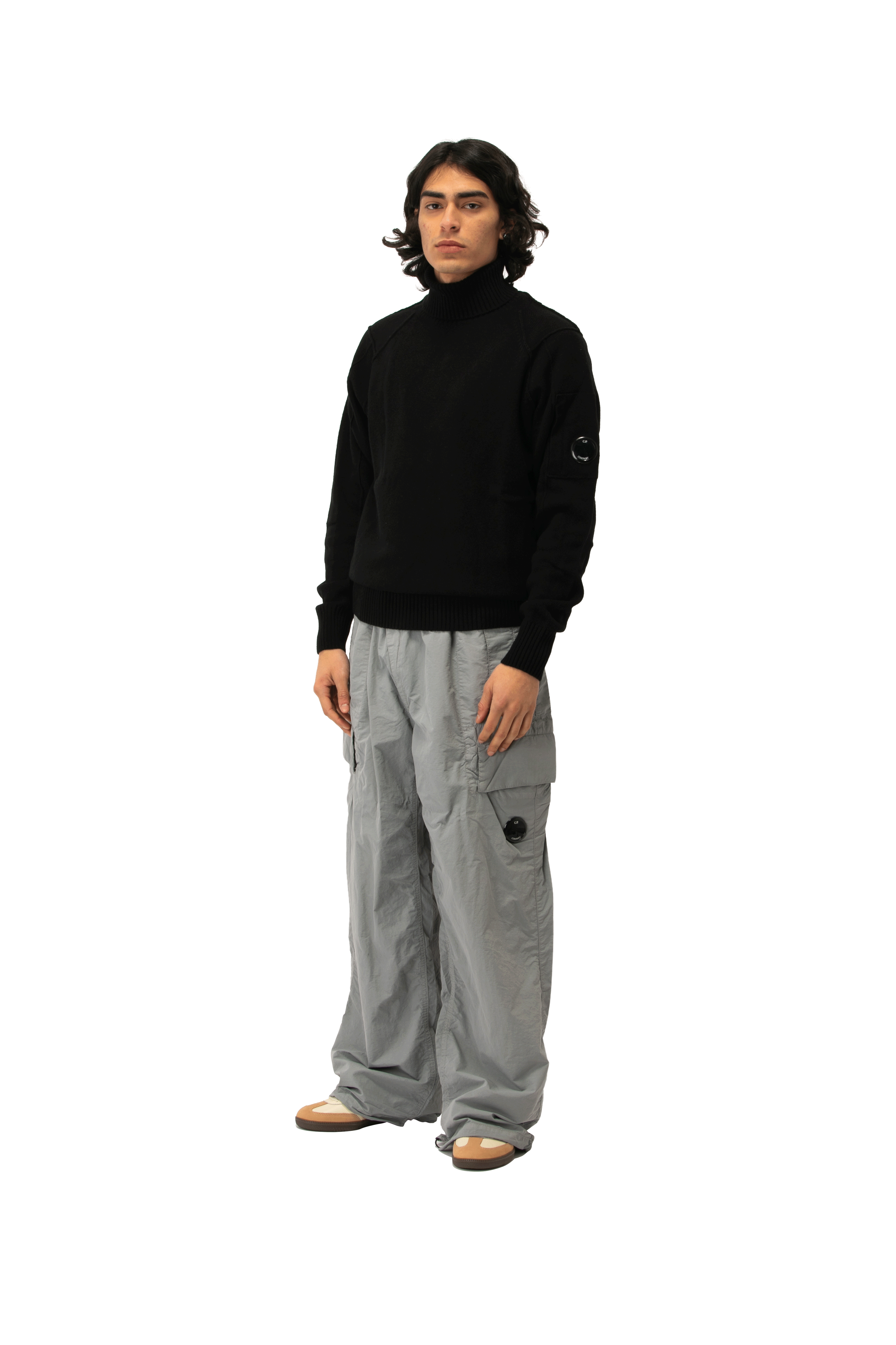 C.P. Company Lambswool Roll Neck Jumper