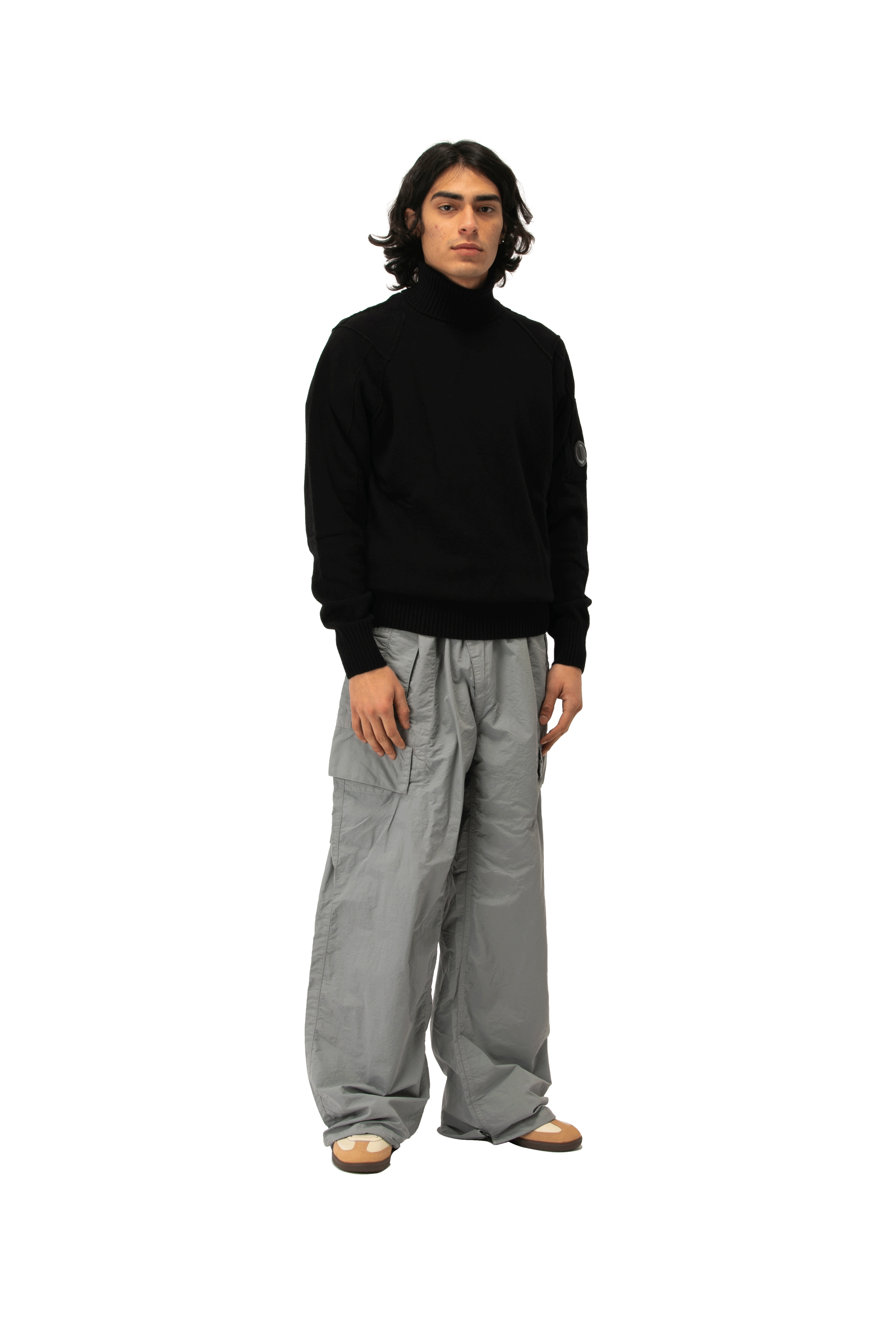 C.P. Company Lambswool Roll Neck Jumper