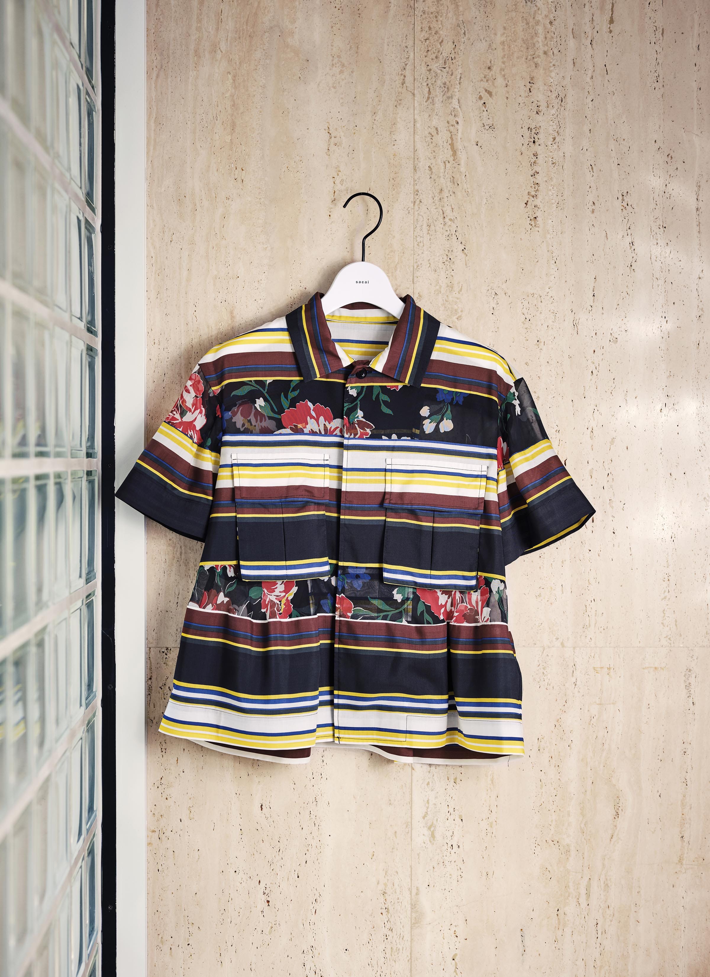 Sacai Pattern Mix Shirt