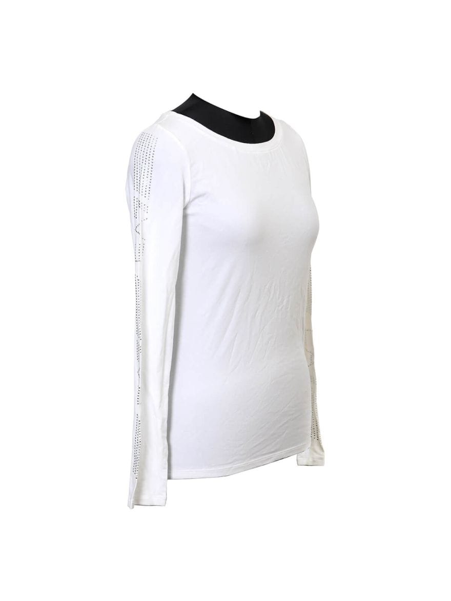 Emporio Armani White Full Sleeve T-Shirt/Size - L