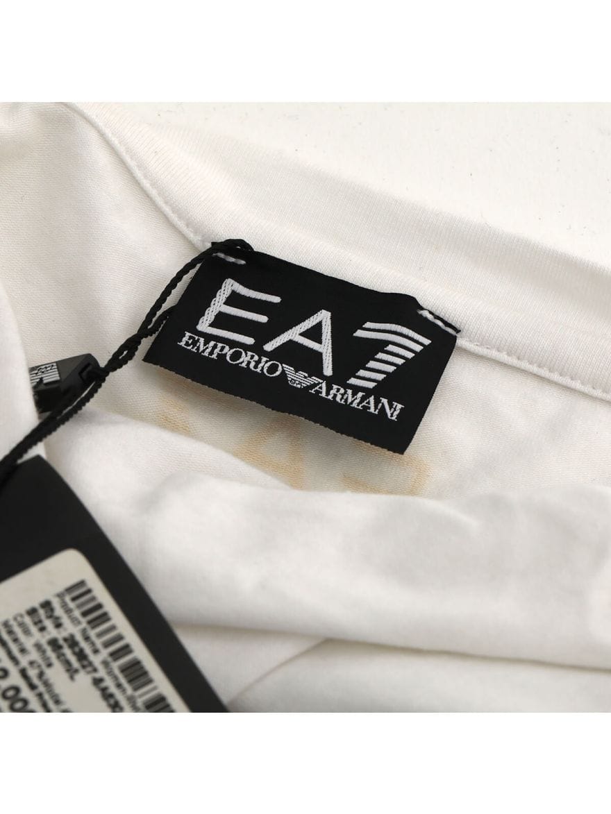 Emporio Armani White Full Sleeve T-Shirt/Size - L