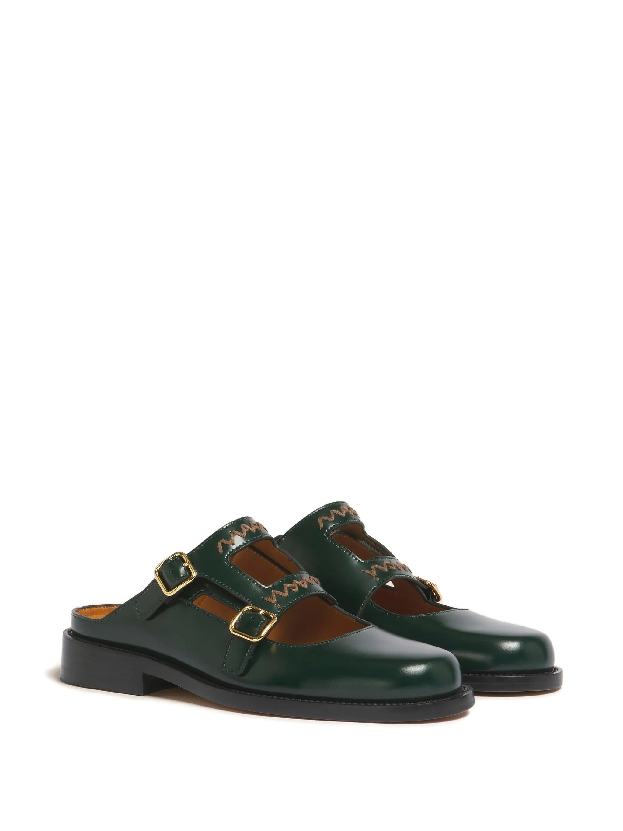 Marni Bambi 3.0 buckle leather loafers