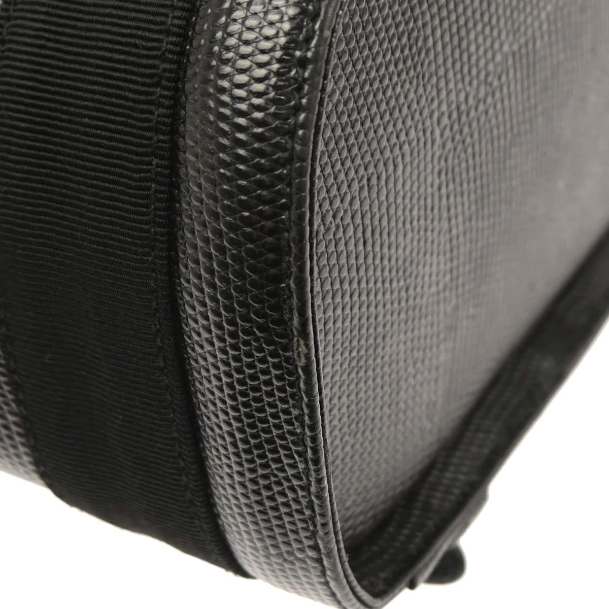 Salvatore Ferragamo Black Backpack