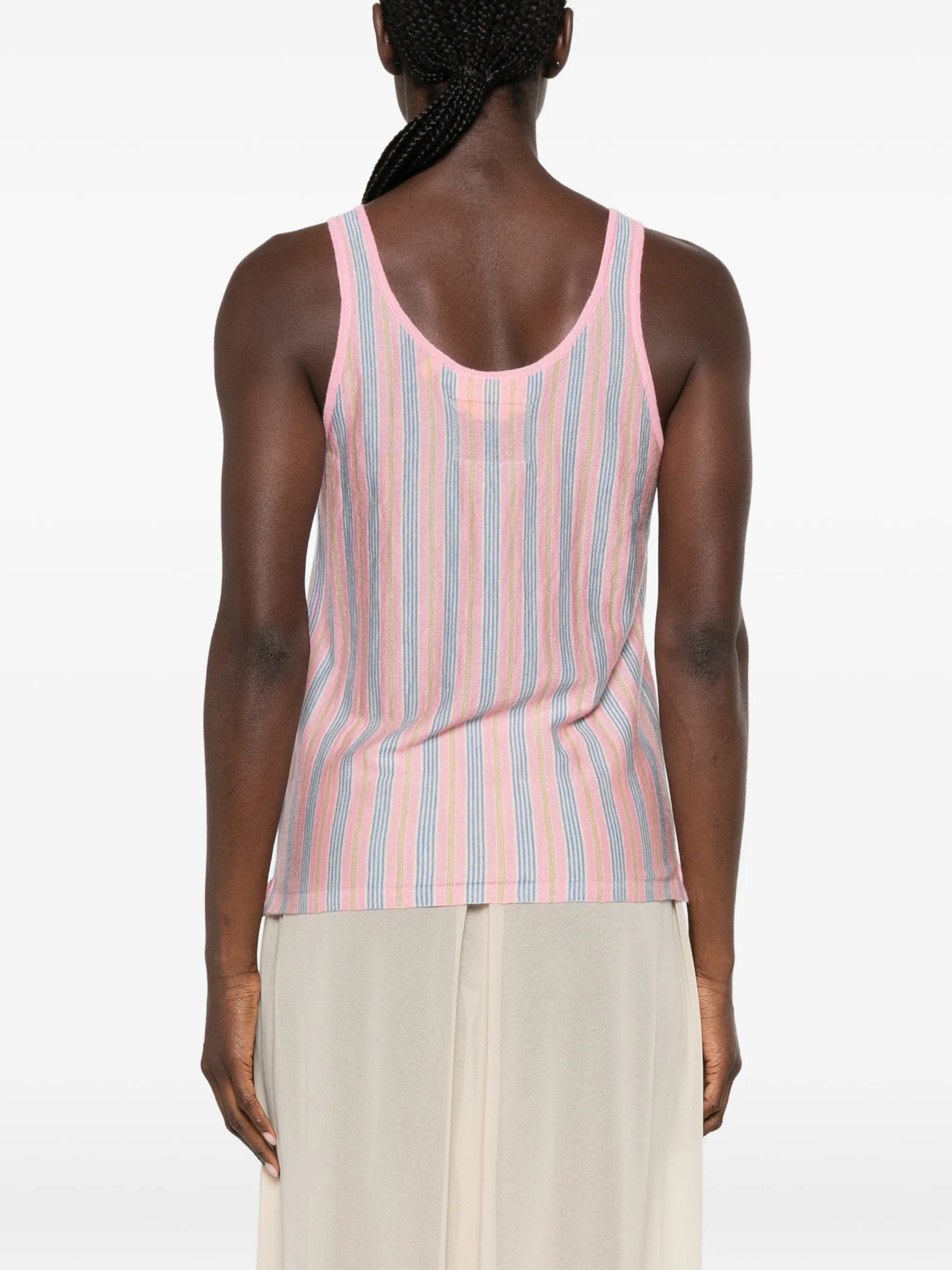 Guest In Residence stripe - pattern tank top