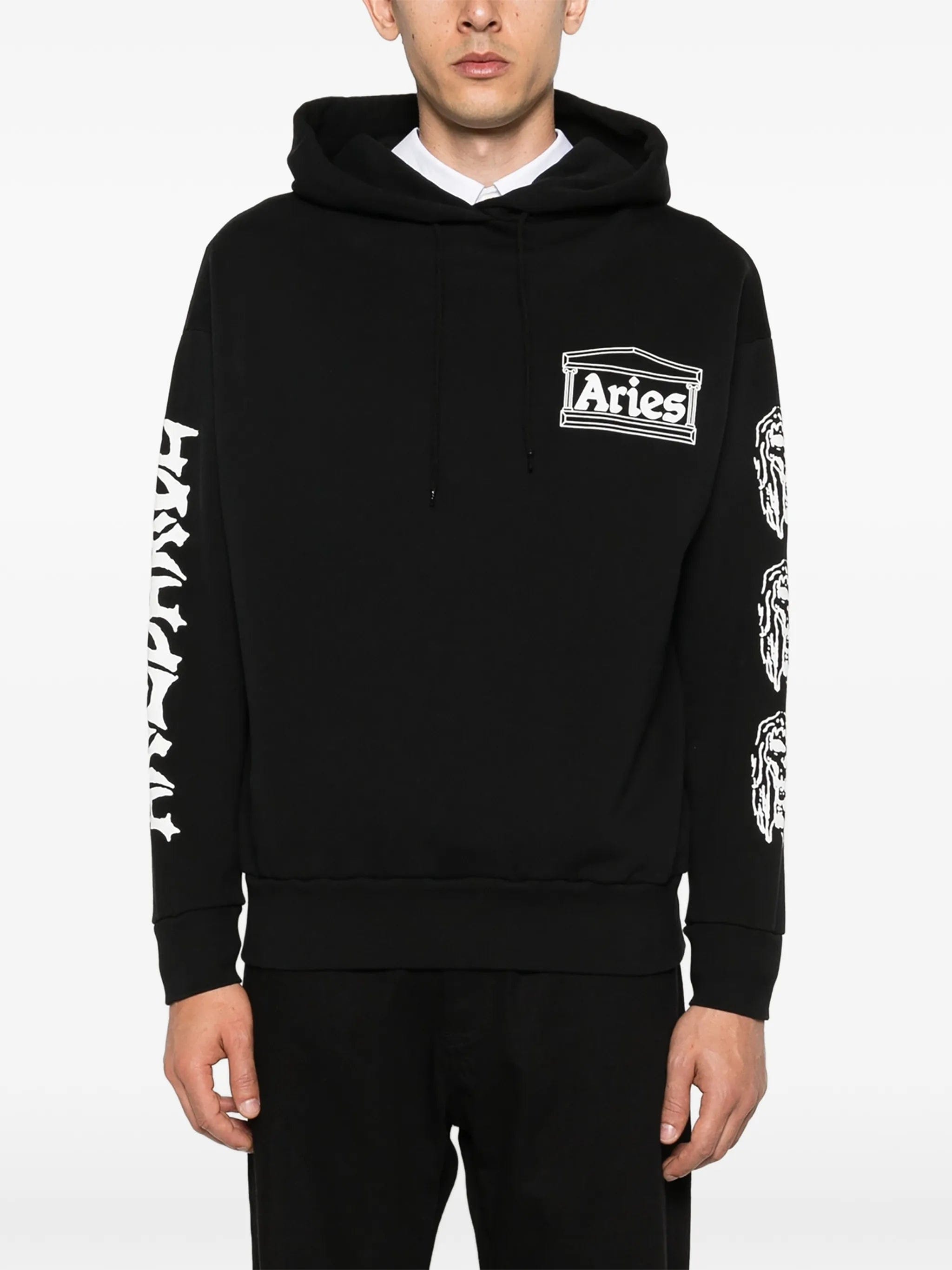 Aries embroidered hoodie