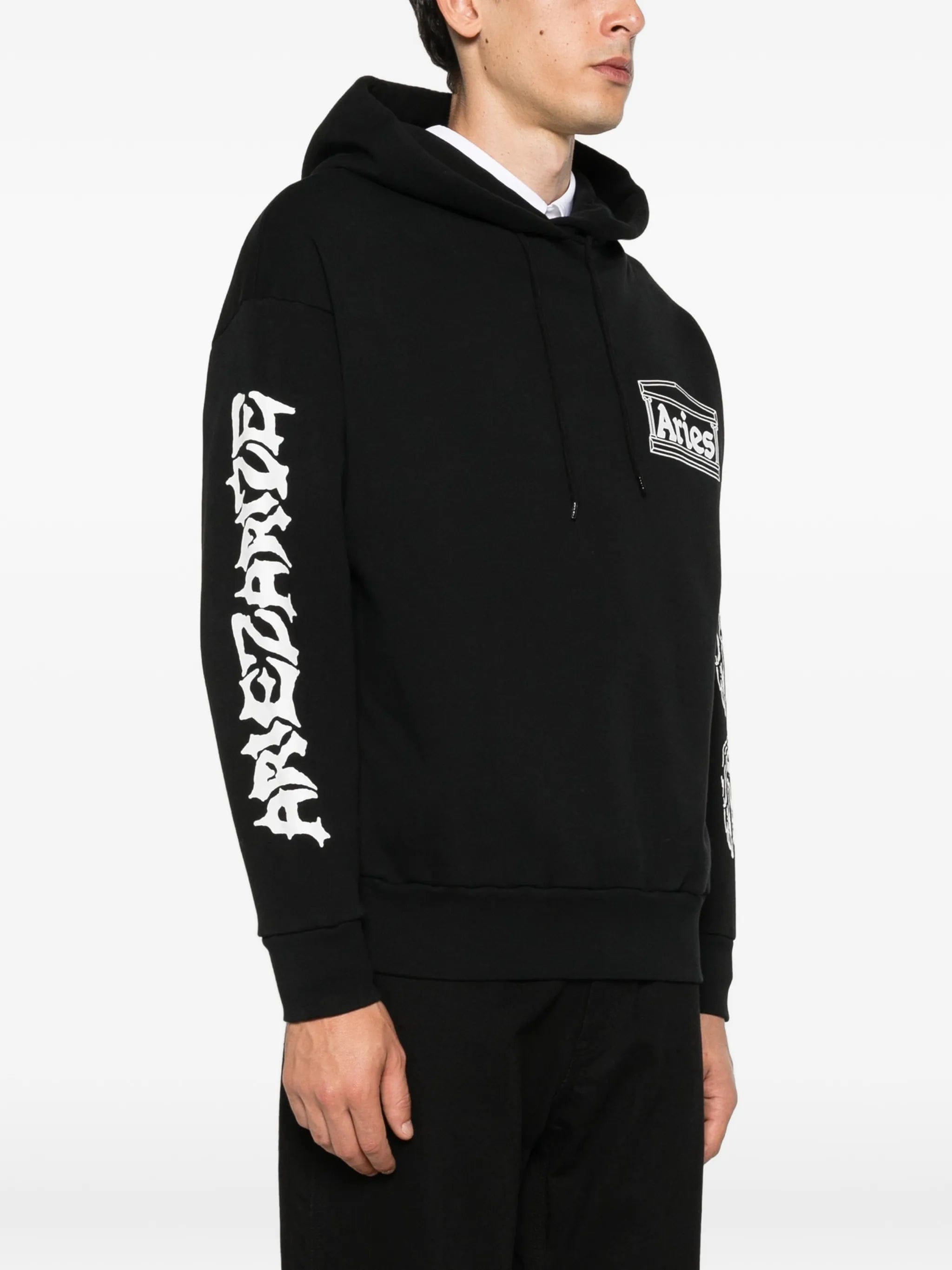 Aries embroidered hoodie
