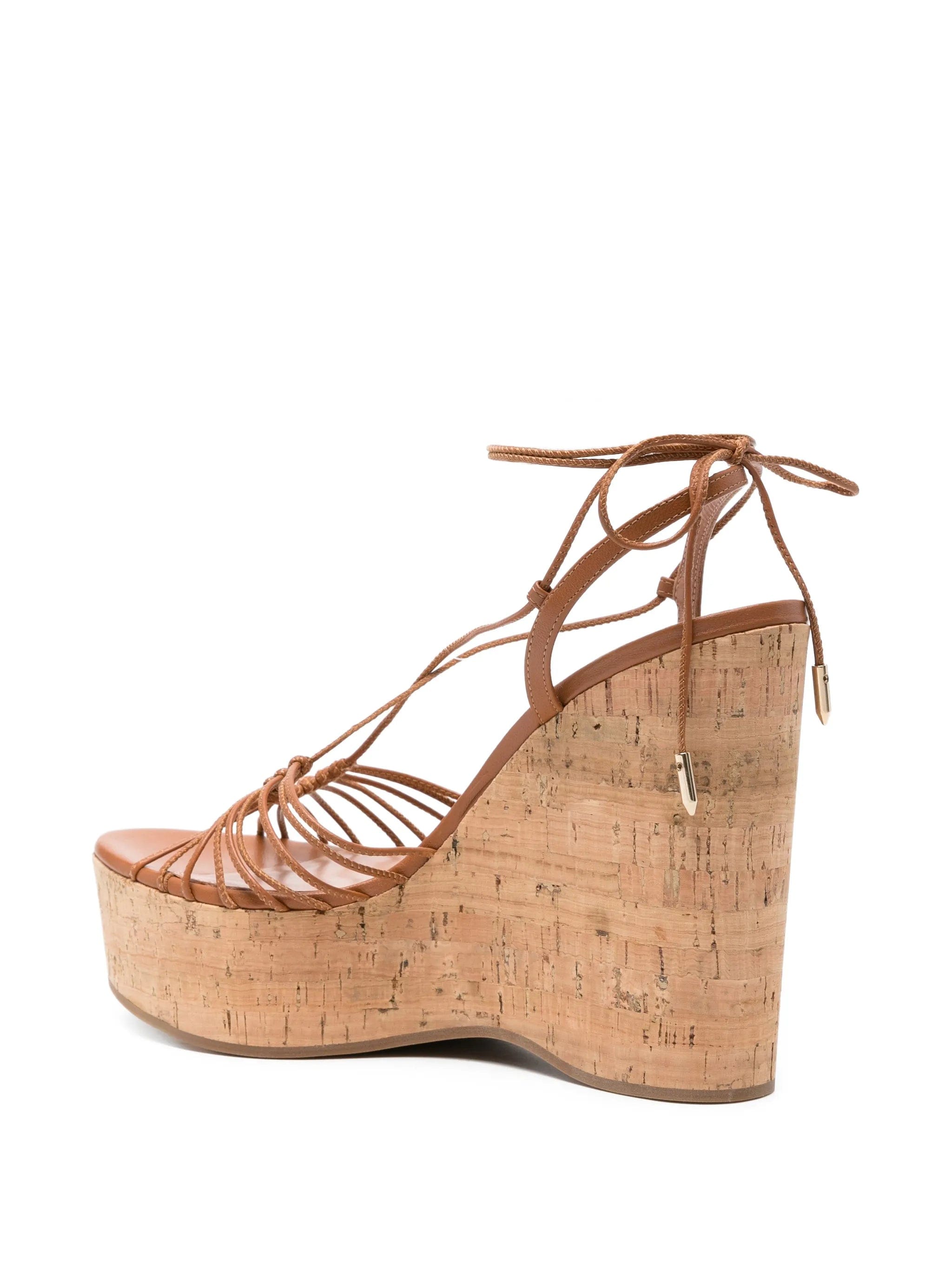Aquazzura Ritmo lace - up platform sandals
