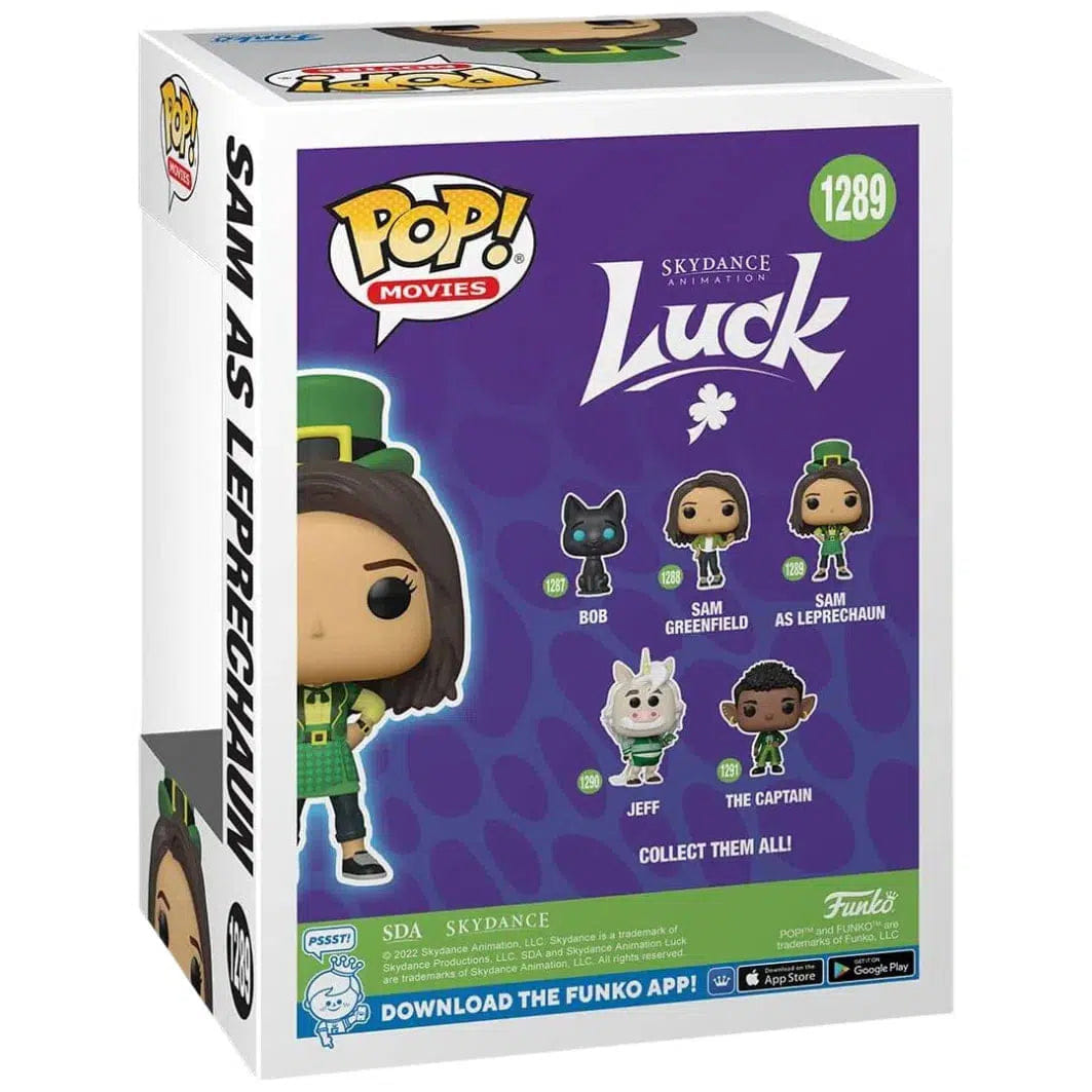 Funko Luck - Sam as Leprechaun Covered in Bad Luck Dust Figure (#1289, Limited Chase Edition) - Funko - Pop! Movies Series