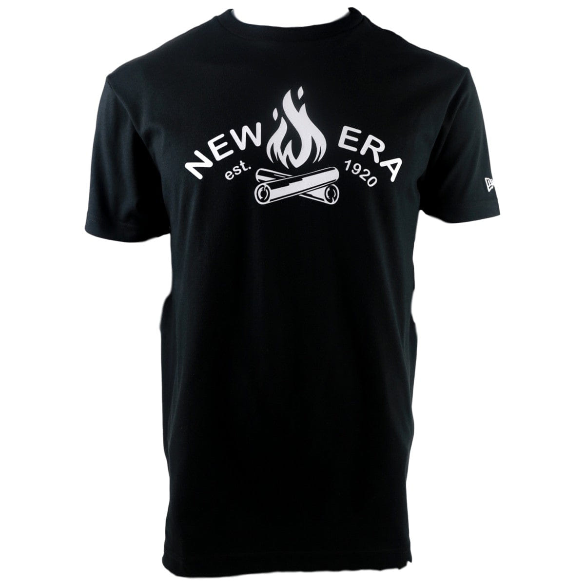 New Era SS T-Shirt OUTDOOR CAMP FIRE BLACK