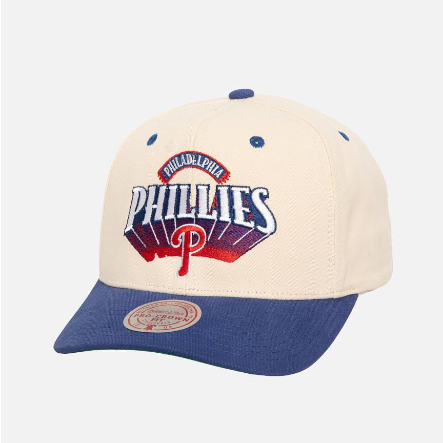 Mitchell & NESS PHILLIES HORIZON PRO SNAPBACK - CREAM