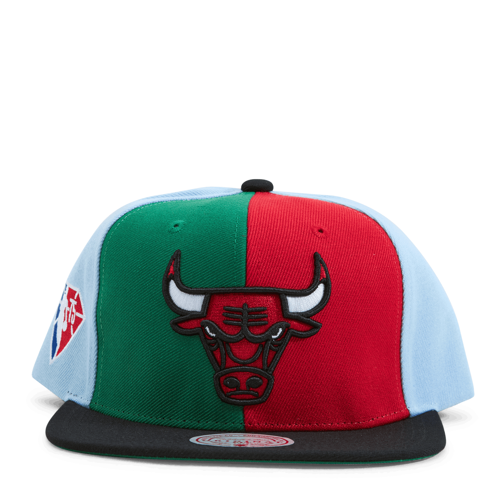 Mitchell & Ness Bulls Team Era Pinwheel Snapback