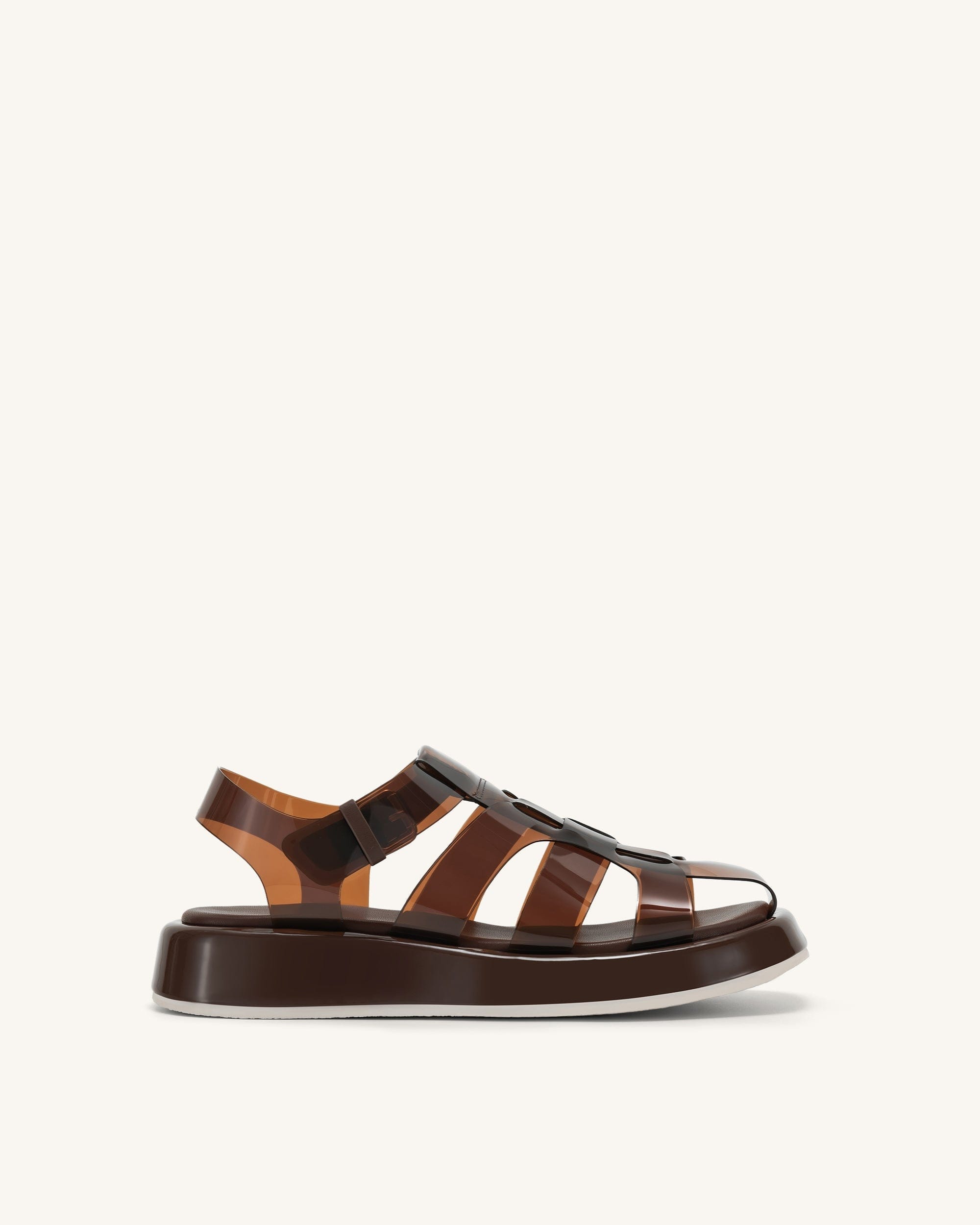 Jw Pei Piper Platform Sandal Coffee