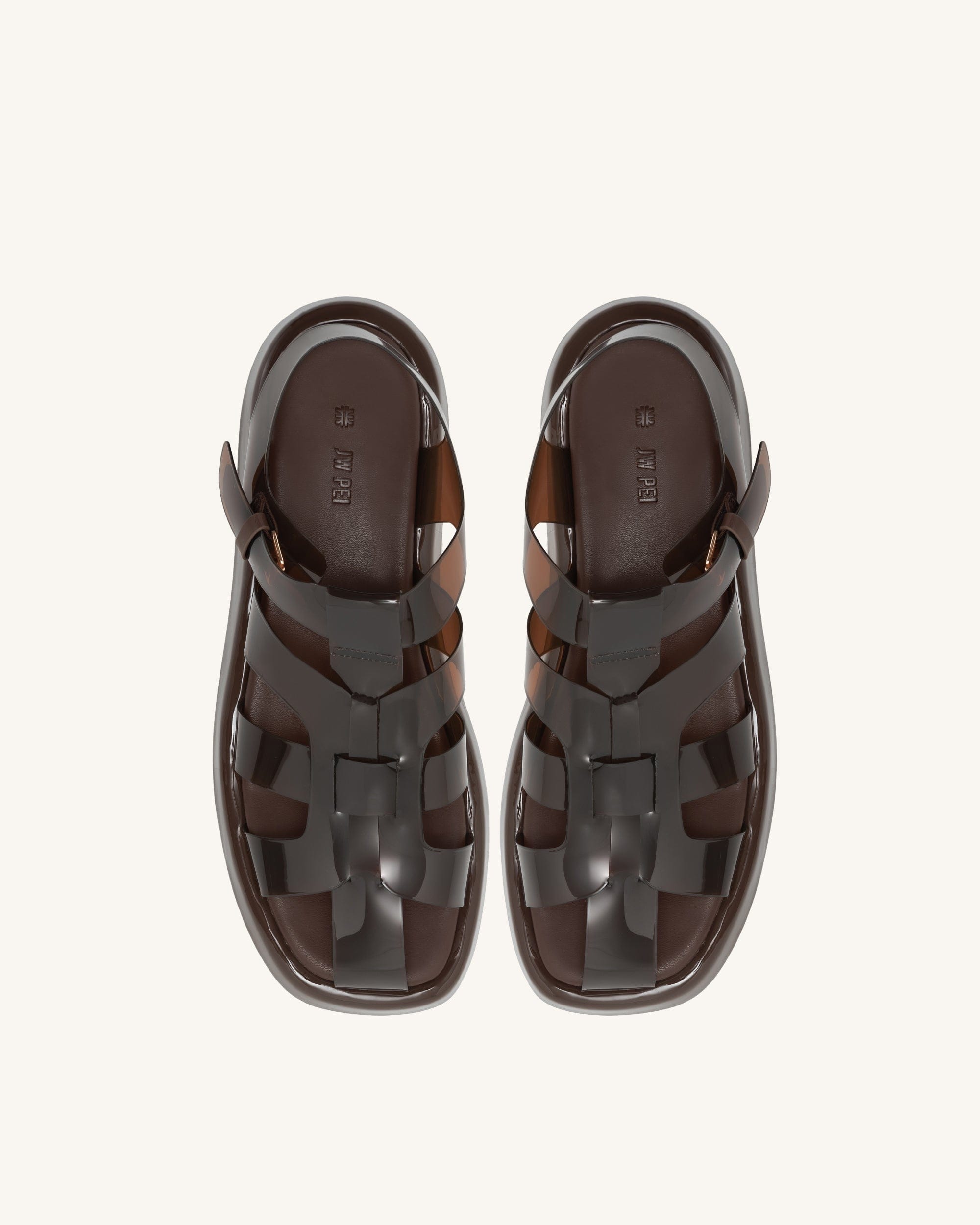 Jw Pei Piper Platform Sandal Coffee