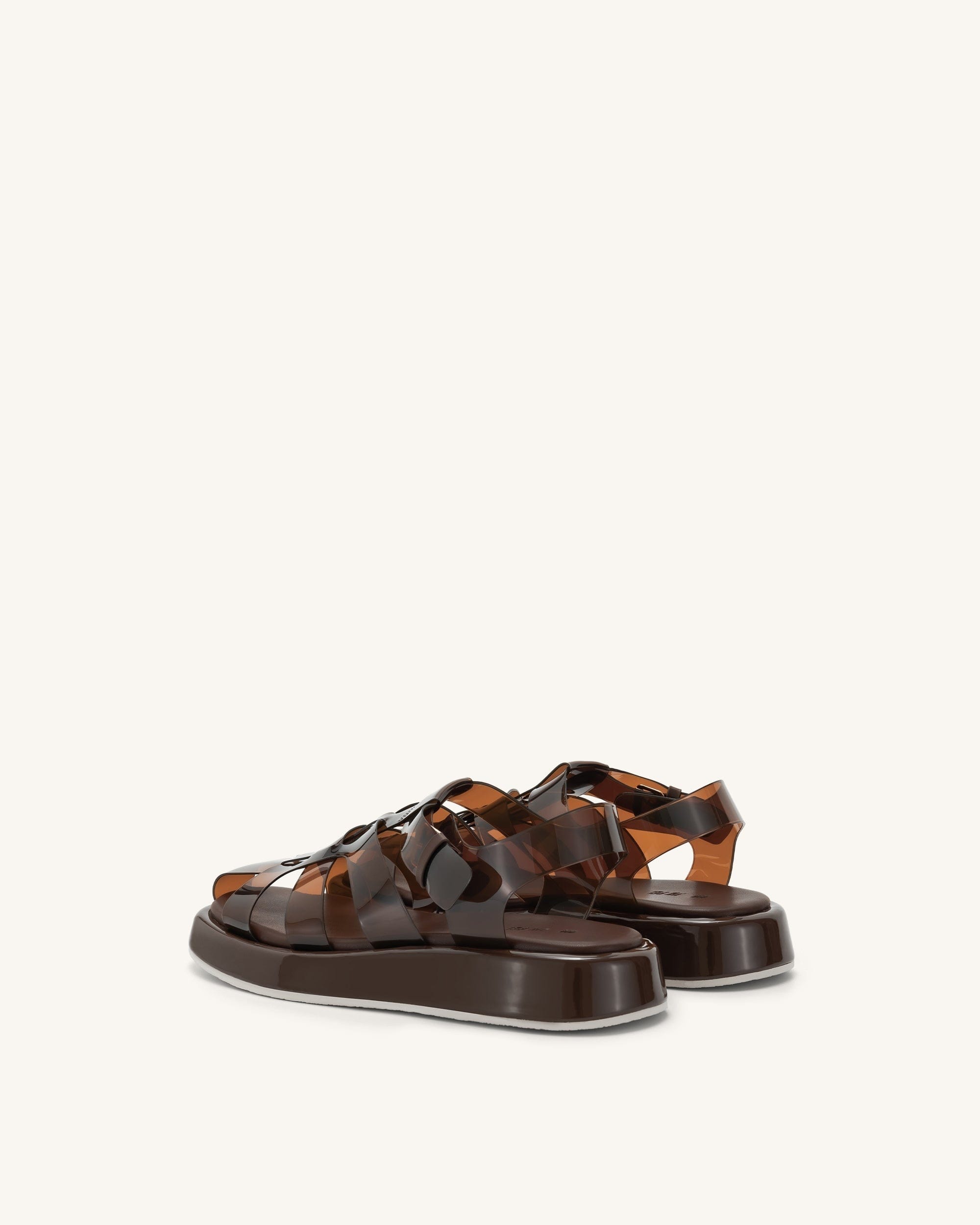 Jw Pei Piper Platform Sandal Coffee