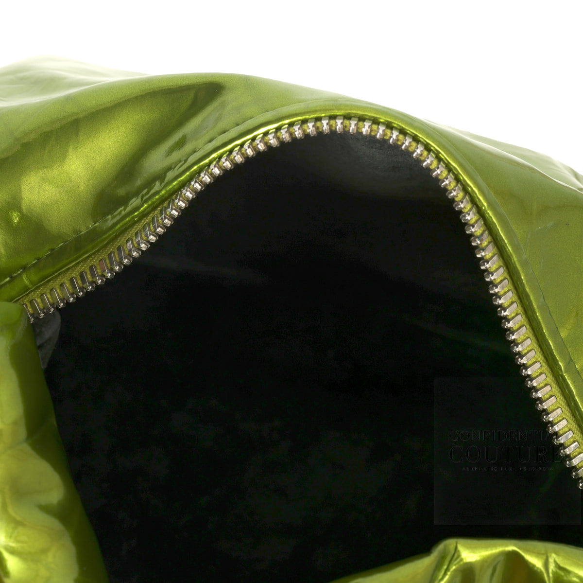 Bottega Venta The Mini Jodie Green Metallic