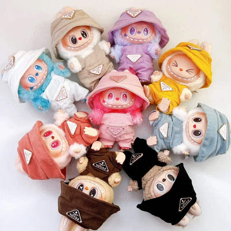 Labubu Doll | Labubu Toy | Labubu Keychains | Official Labubu Shop Buy Labubu Plush Toys From Online Store Labubu Clothes – Corduroy Outfit Set with Hat for 17 cm Labubu Dolls